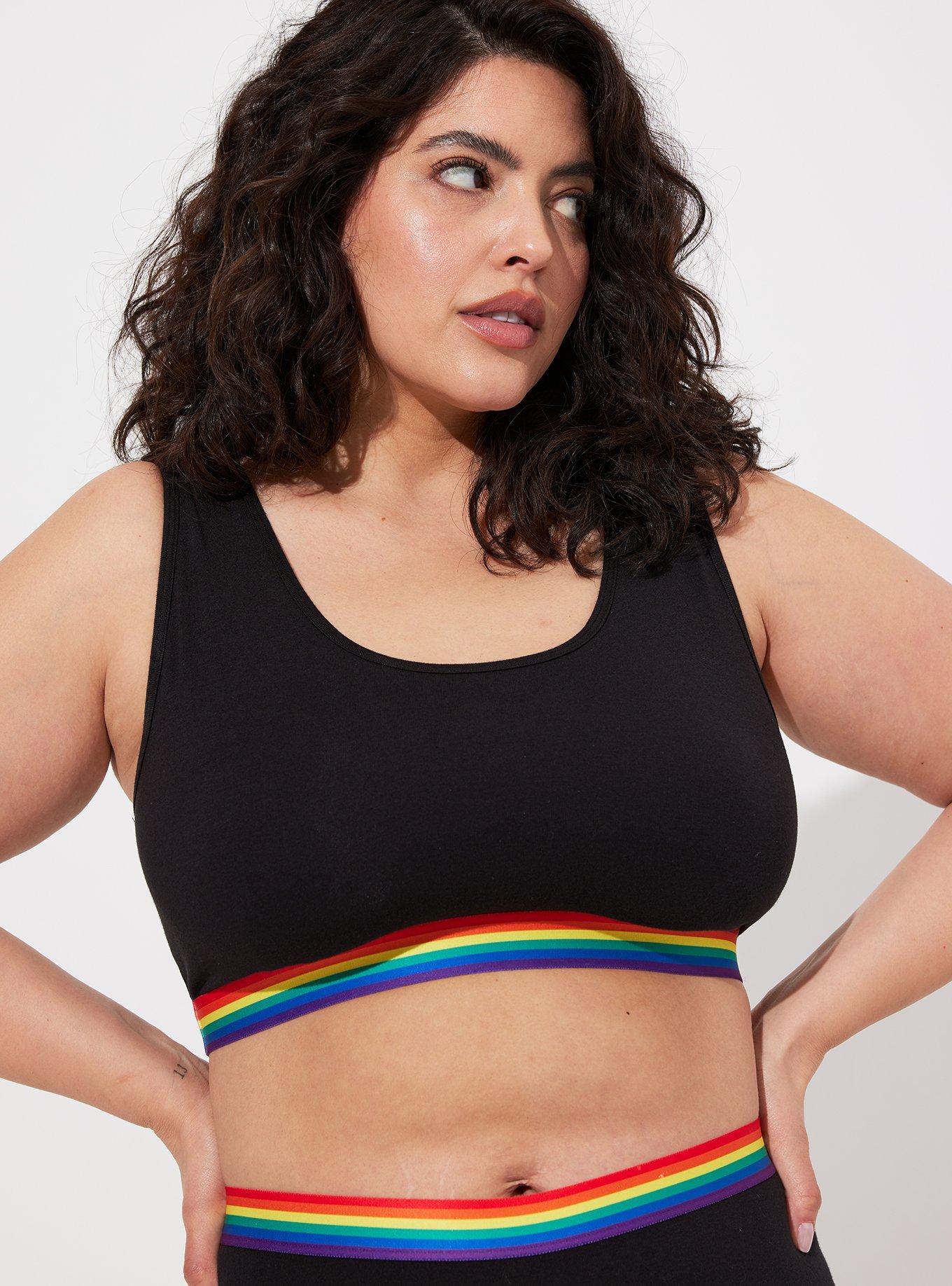 Plus Size - Unlined Breathe Scoop Bralette - Torrid