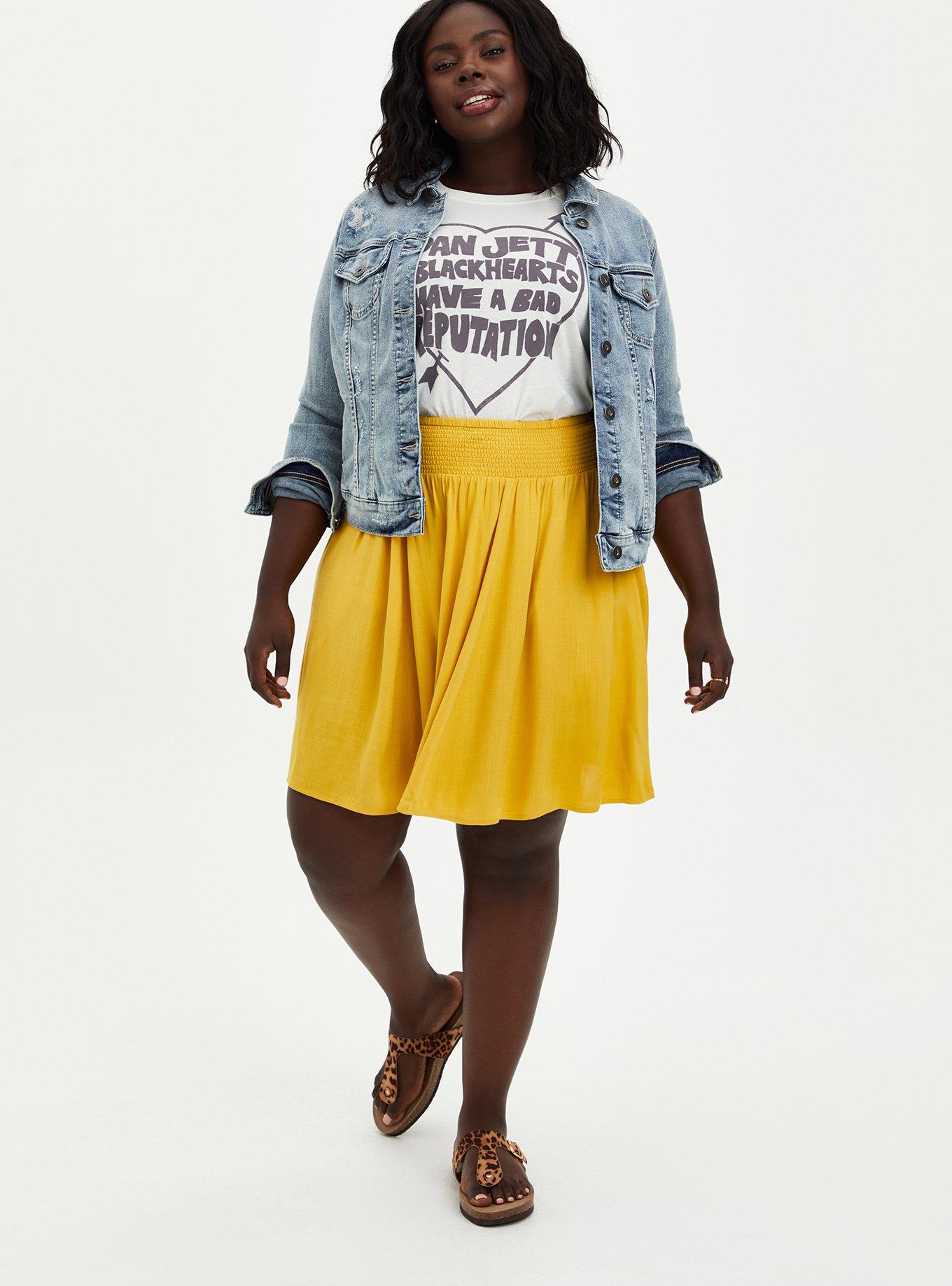 Skater skirt outlet yellow