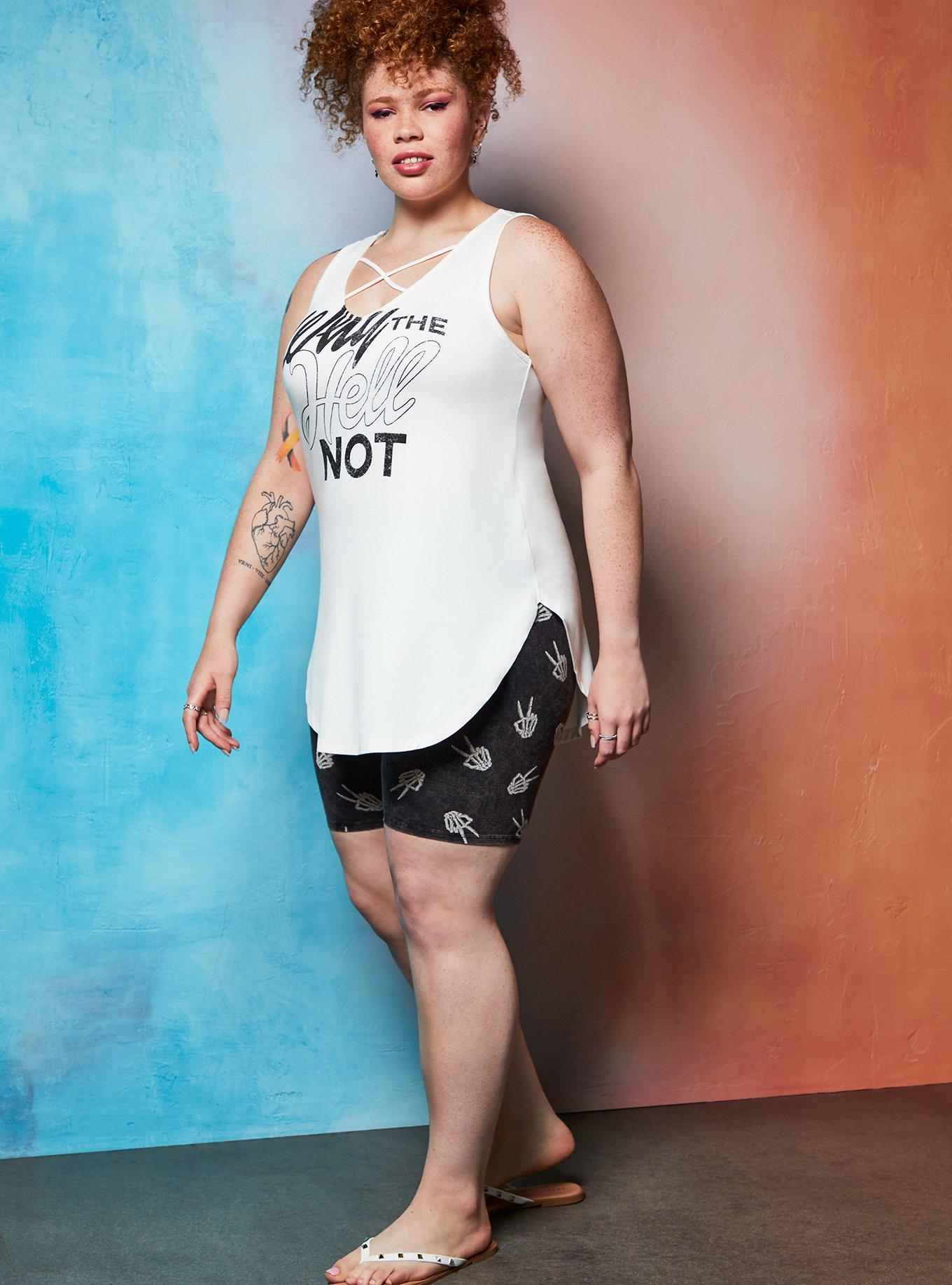 Lovesick Why The Hell Not &ndash; Ivory Super Soft Strappy Tank, IVORY, alternate