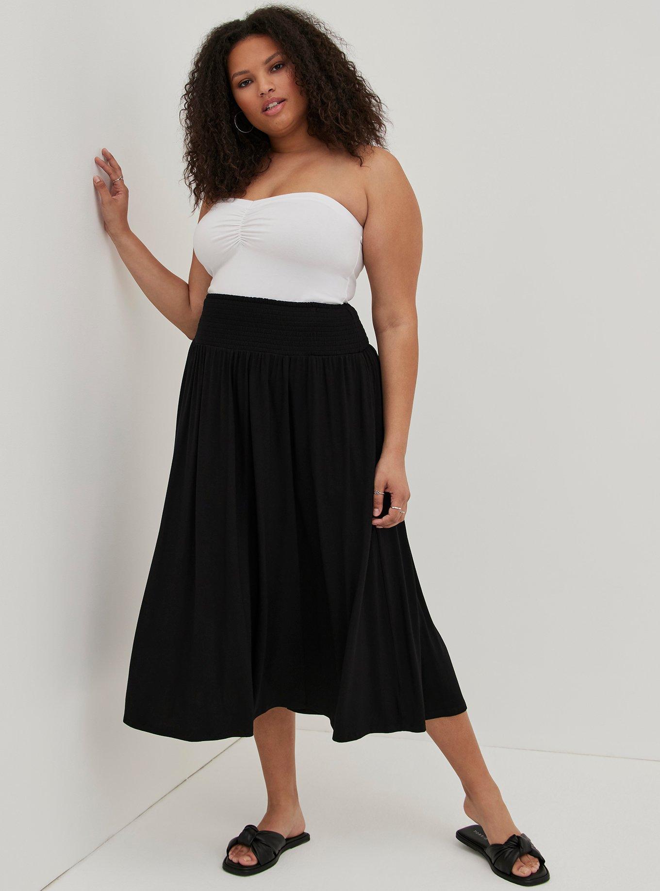 Plus Size - Maxi Super Soft Smocked Waist Skirt - Torrid