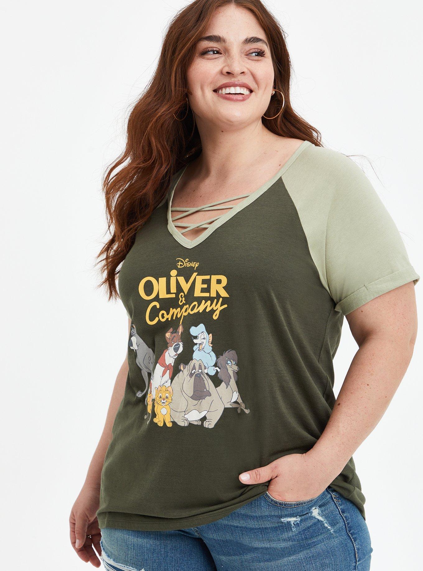 Plus Size - Disney Oliver & Company Strappy Neck Top - Torrid