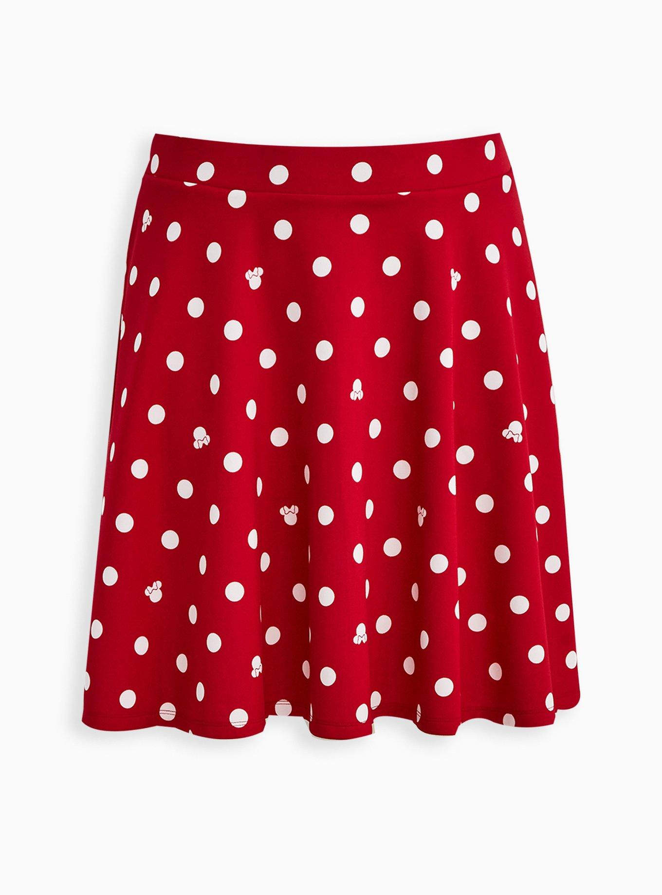 Minnie mouse polka dot sales skirt