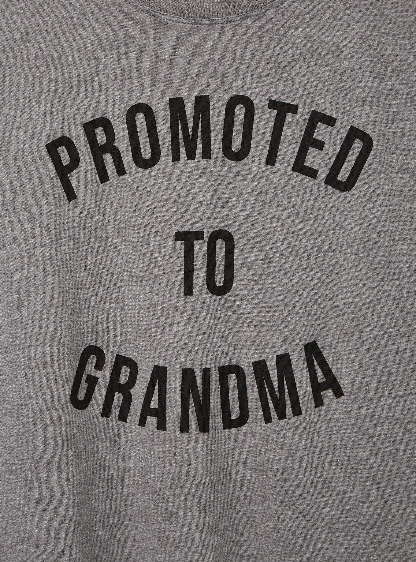 Plus Size Slim Fit Crew Tee - Grandma Heather Grey, MEDIUM HEATHER GREY, alternate