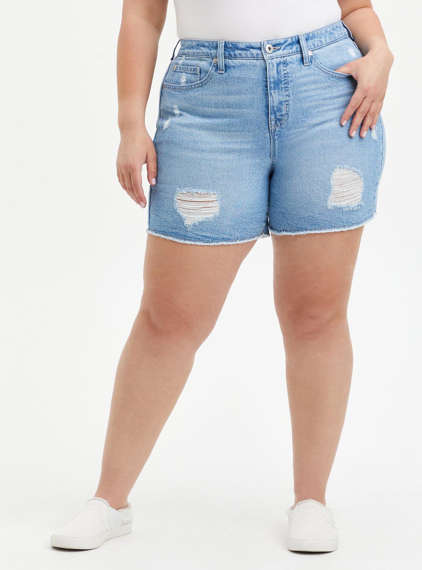 Torrid store jean shorts