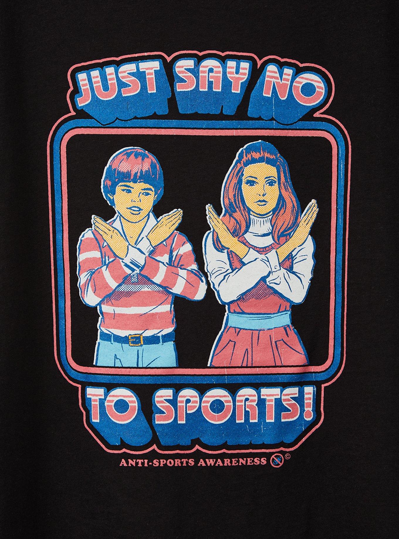 Plus Size Classic Fit Crew Tee - Steven Rhodes Black , DEEP BLACK, alternate