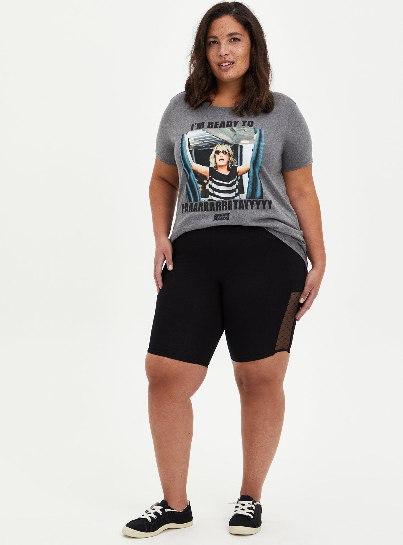 Plus Size Slim Fit Crew Tee &ndash; Bridesmaids Party Grey, MEDIUM HEATHER GREY, alternate