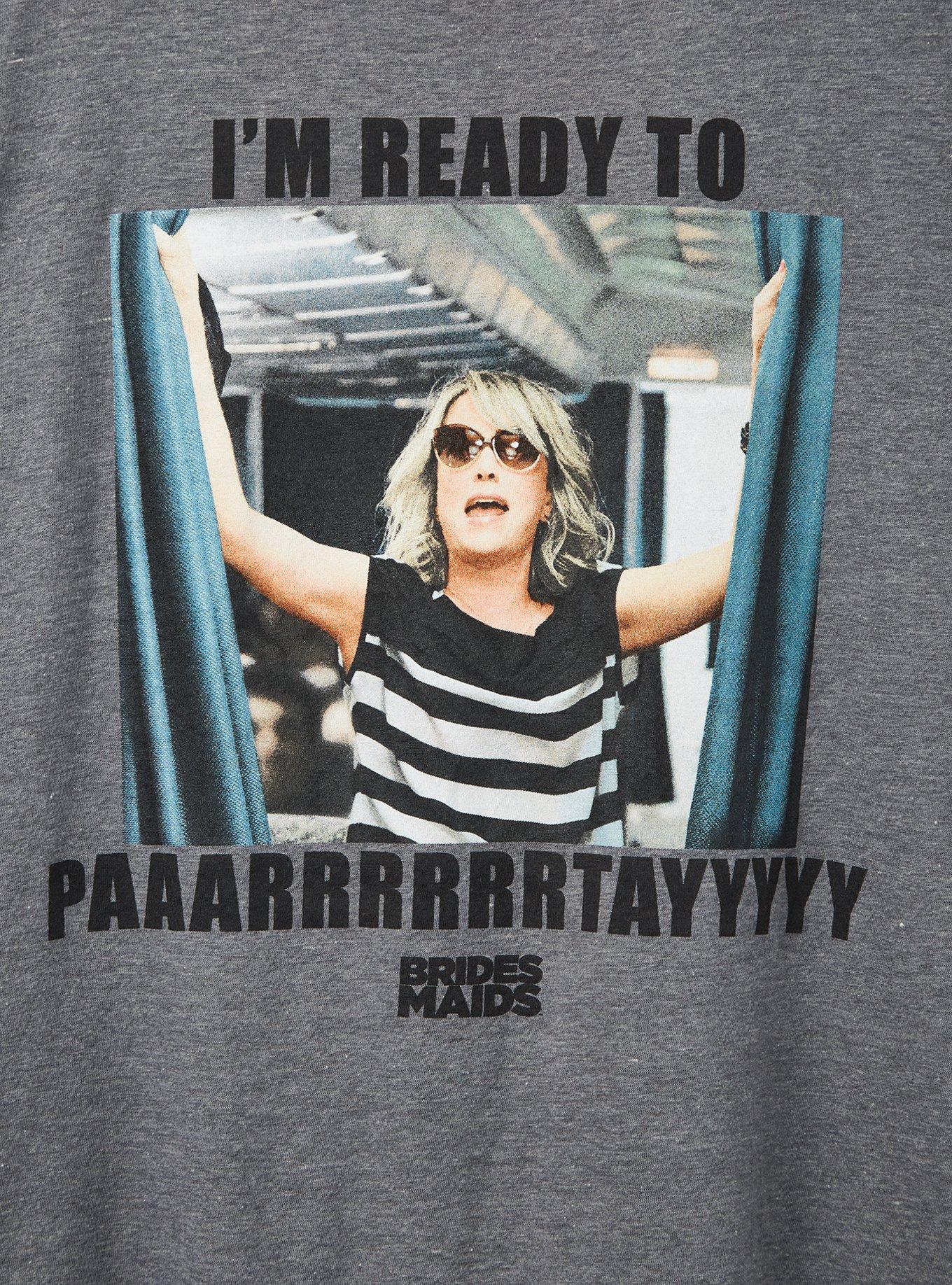 Plus Size Slim Fit Crew Tee &ndash; Bridesmaids Party Grey, MEDIUM HEATHER GREY, alternate