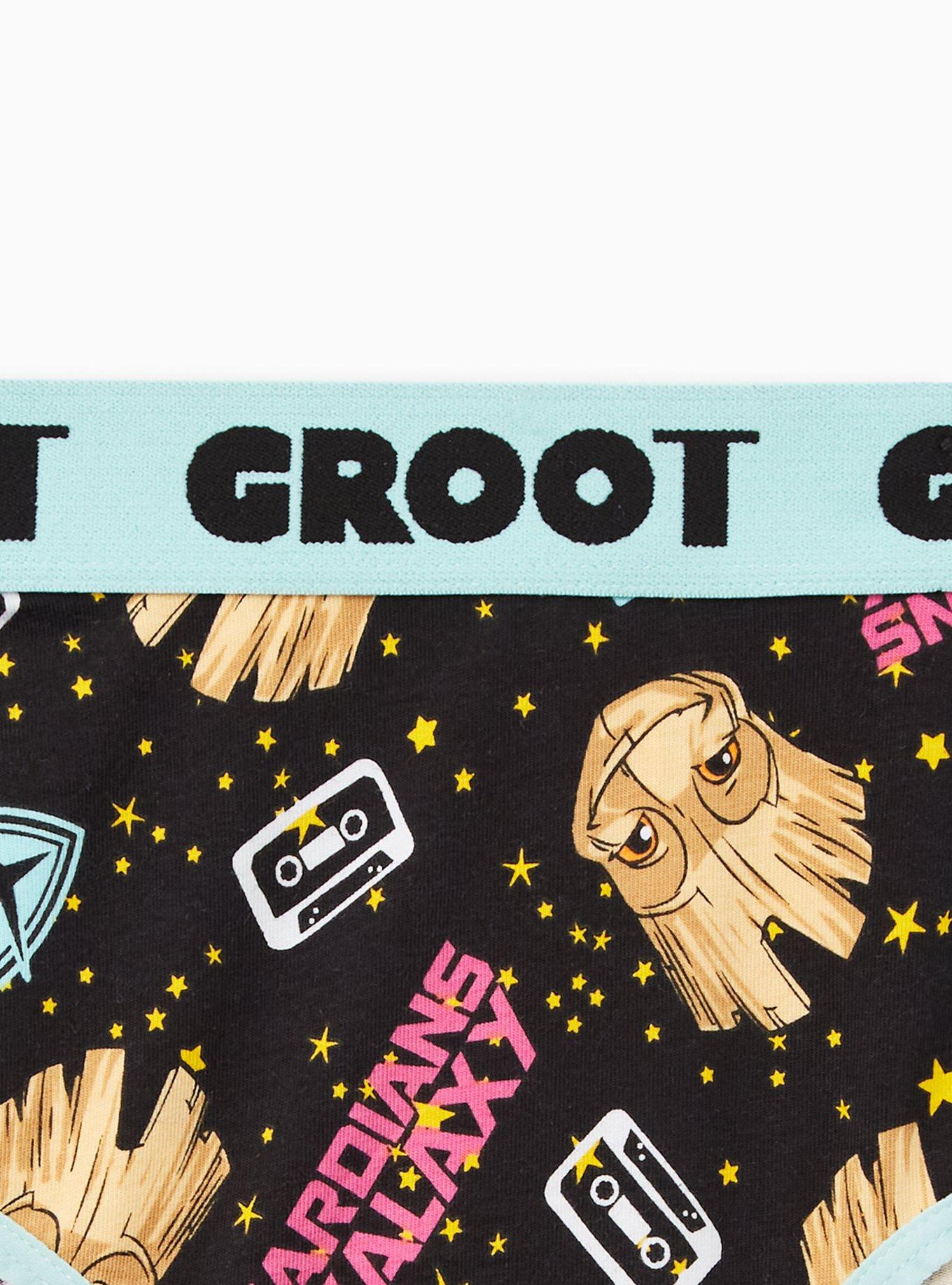 Plus Size Hipster Panty - Guardians Of The Galaxy Groot Cotton , MULTI, alternate