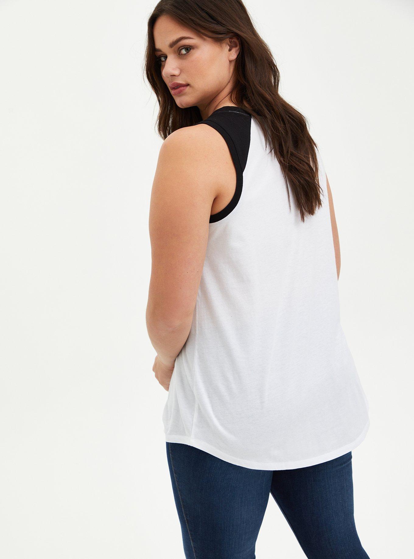 Classic Raglan Tank - The Velvet Underground & Nico White, BRIGHT WHITE, alternate