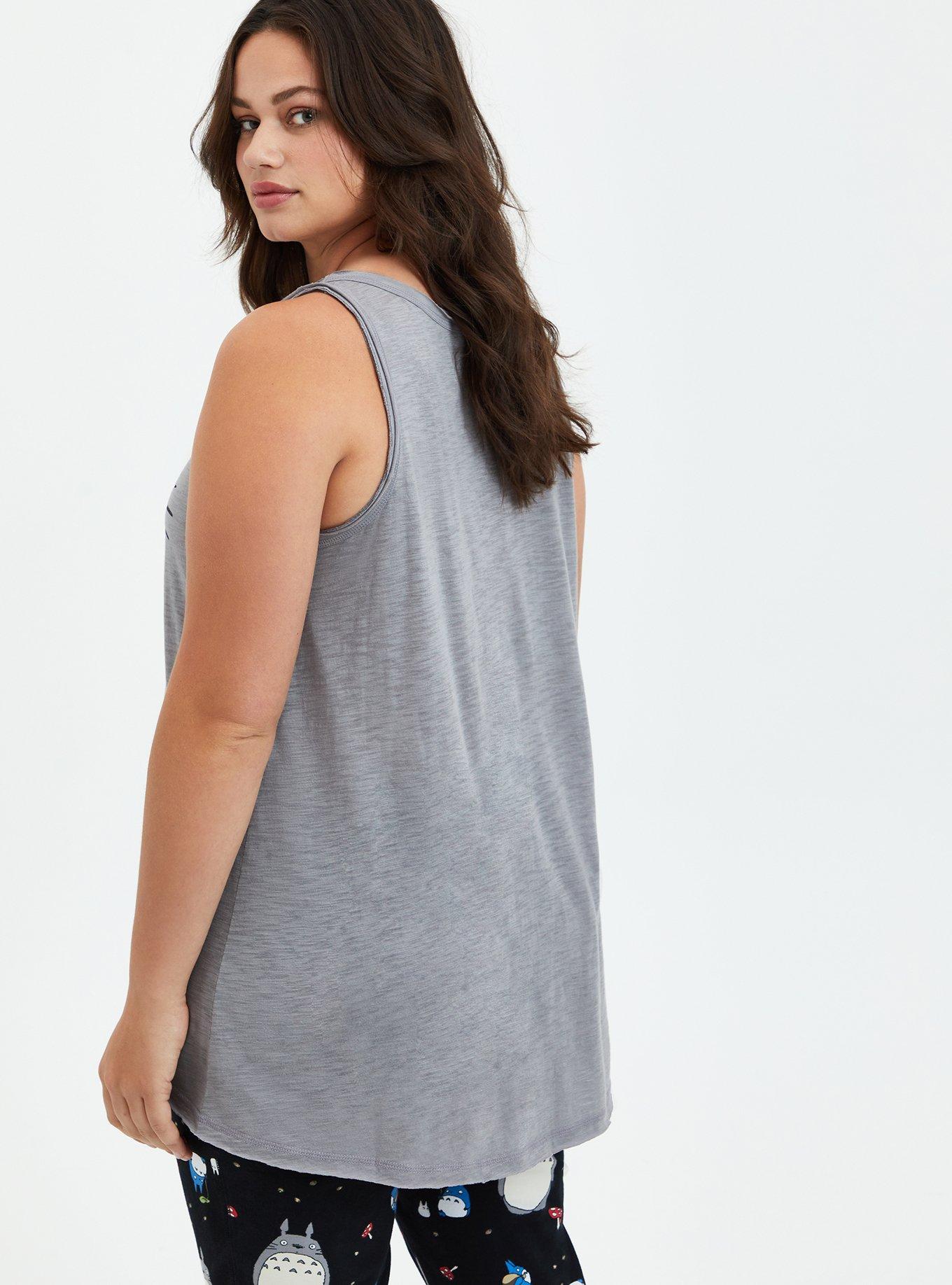 Her Universe Studio Ghibli Totoro Sleep Tank, GREY, alternate