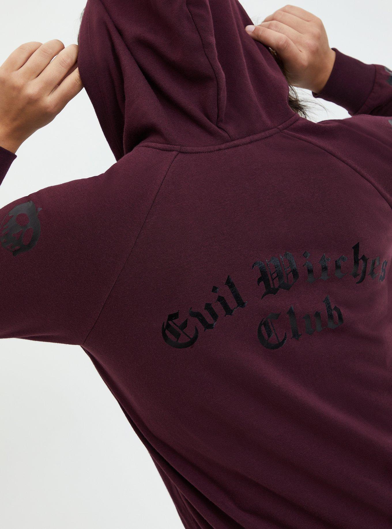 Disney Villains Evil Witches Hoodie, BURGUNDY, alternate