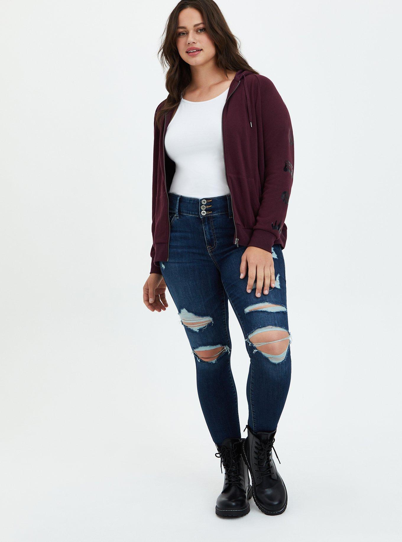 Disney Villains Evil Witches Hoodie, BURGUNDY, alternate