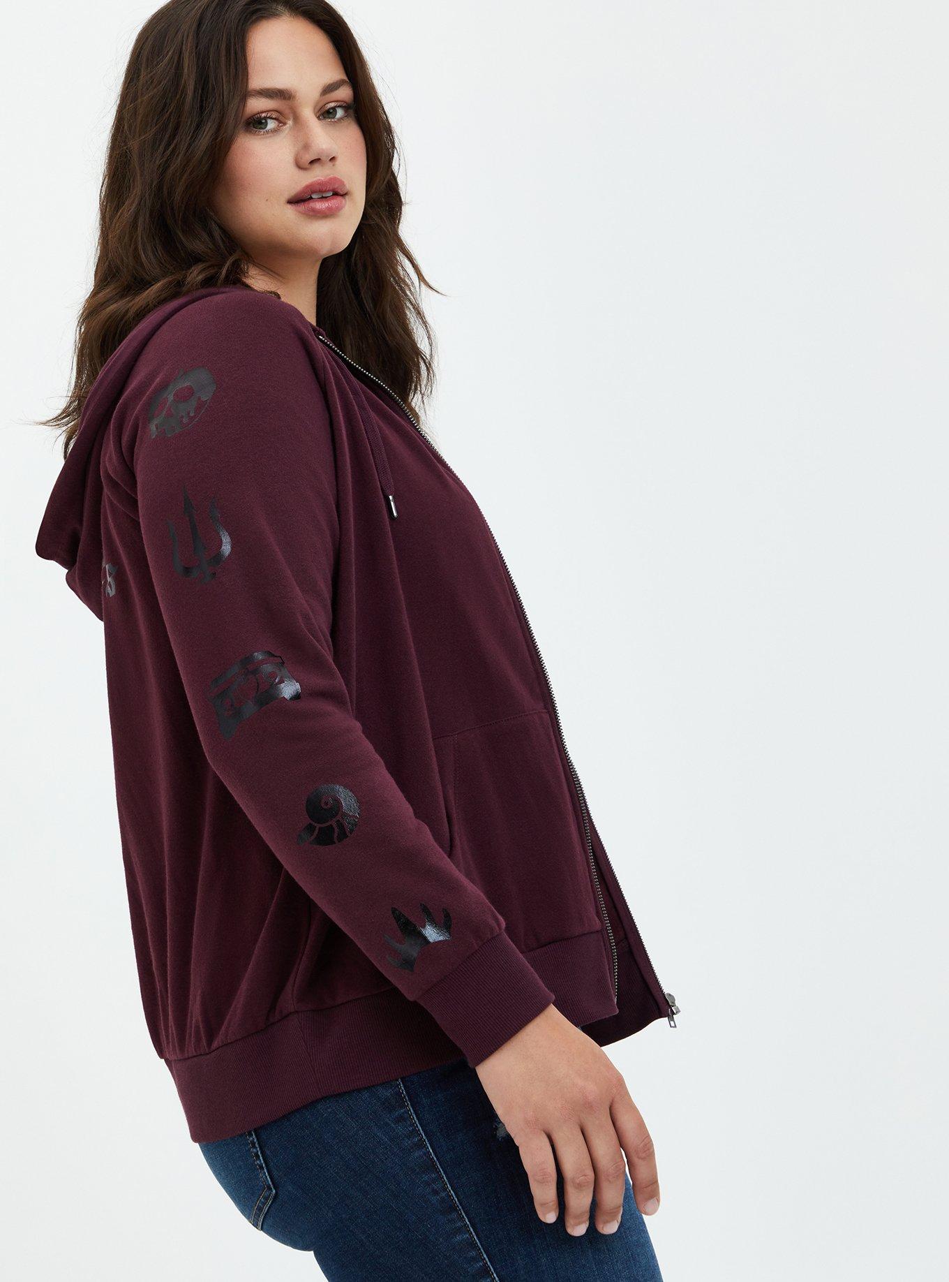 Disney Villains Evil Witches Hoodie, BURGUNDY, hi-res