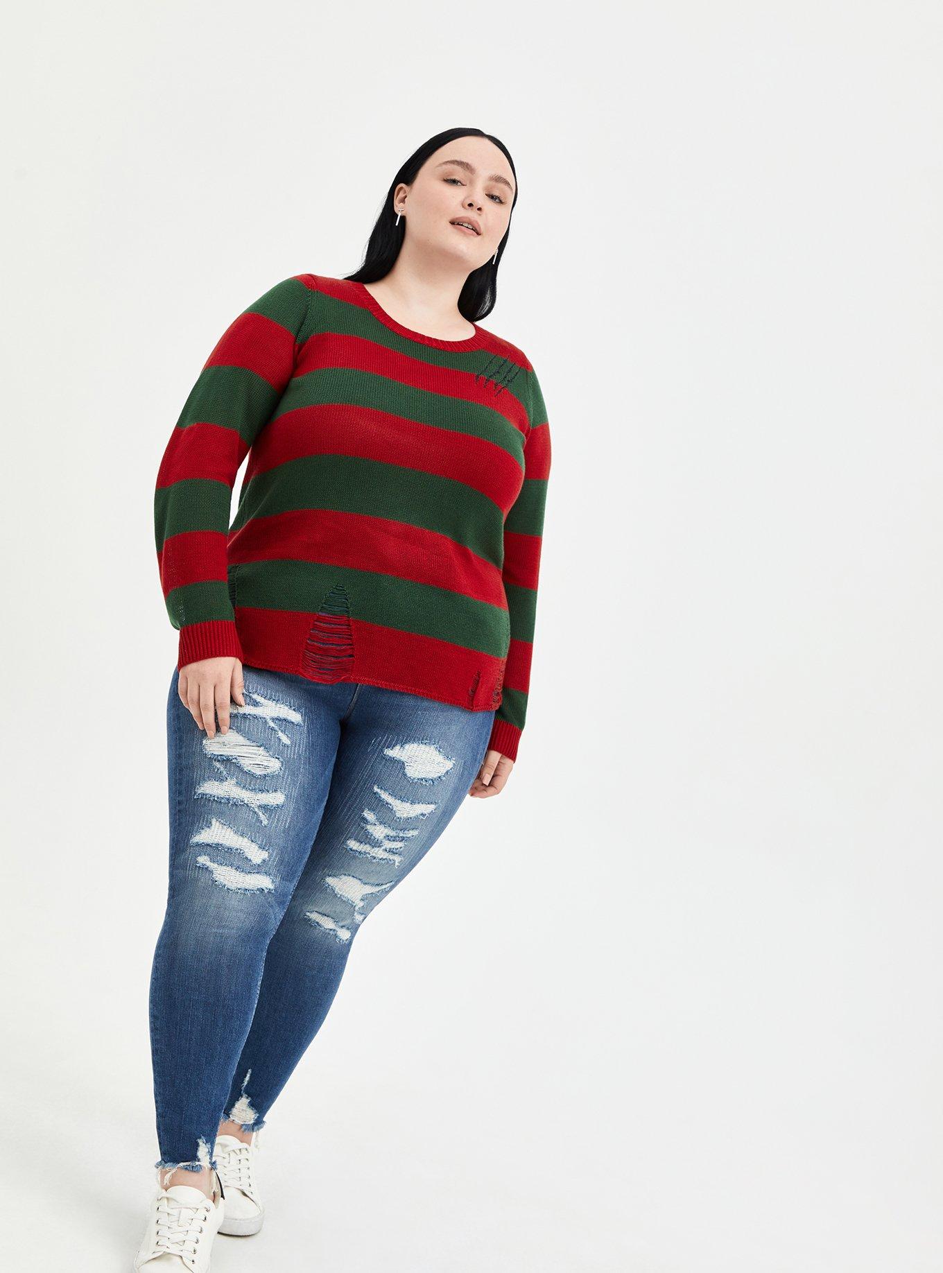 Freddy krueger hot sale striped hoodie