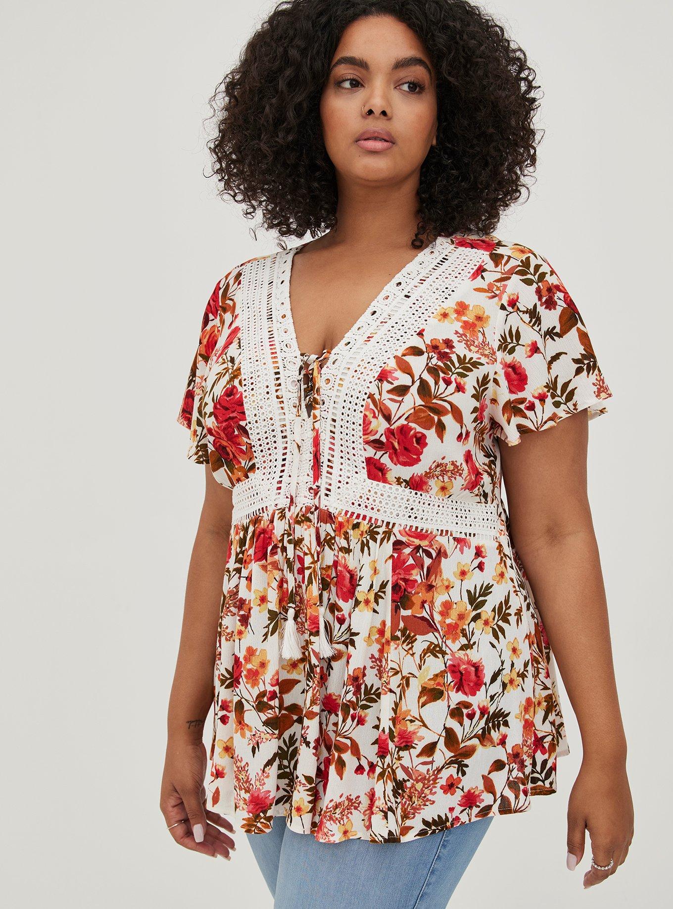Janey Gauze/Crochet Cover-up Janey Gauze/Crochet Cover-up