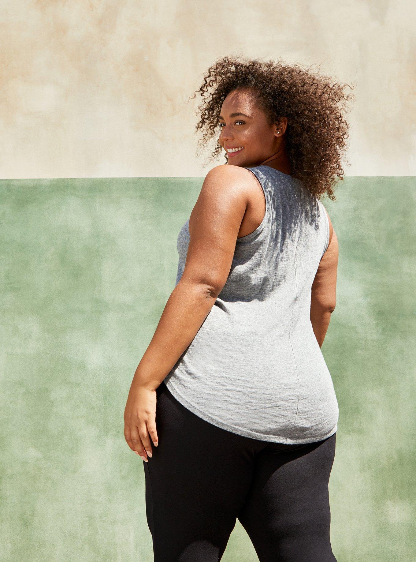 Plus Size - Classic Fit Tank - Mama Bear Grey - Torrid