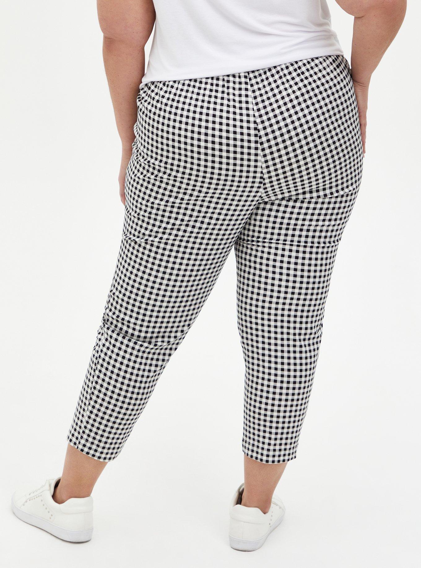 Plus Size Relaxed Taper Stretch Challis High Rise Tie Front Pant Torrid