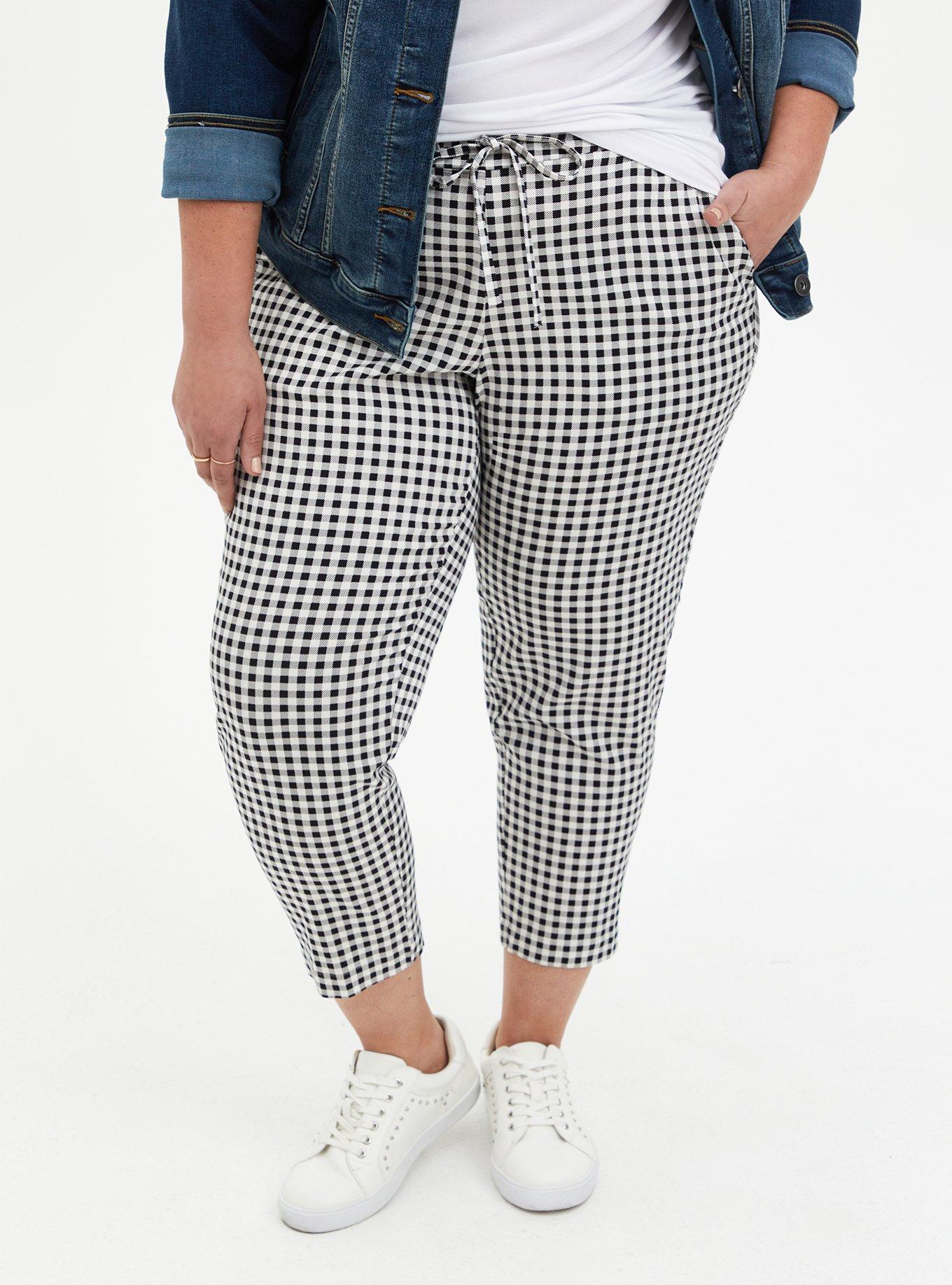 パンツ Gentle Fullness Check Pants パンツ Gentle Fullness Check Pants Gentle Fullness Off-white