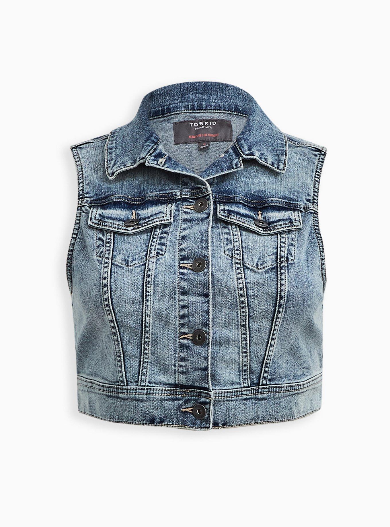 Torrid denim outlet vest