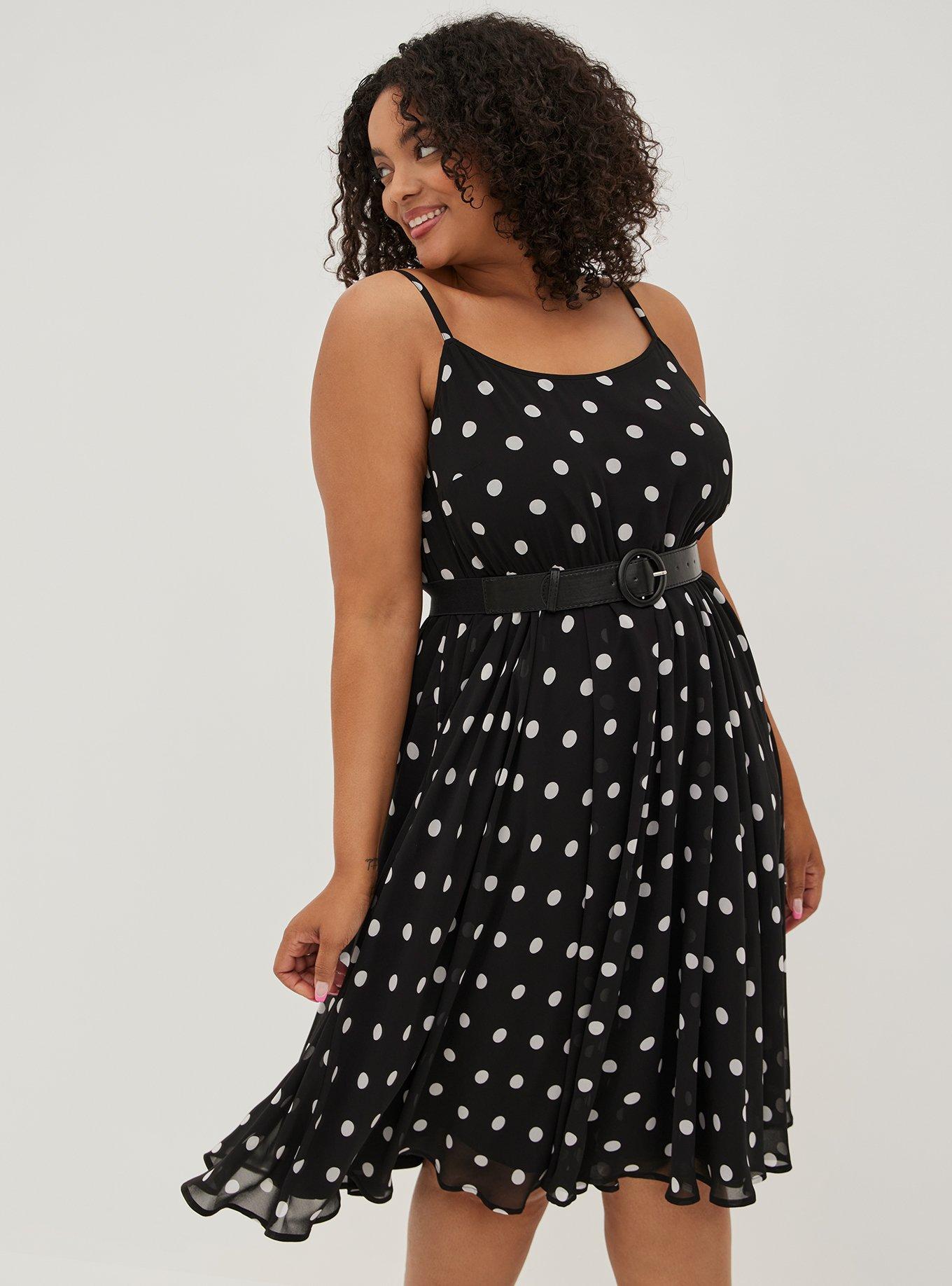 TORRID Midi Chiffon Pleated Dress