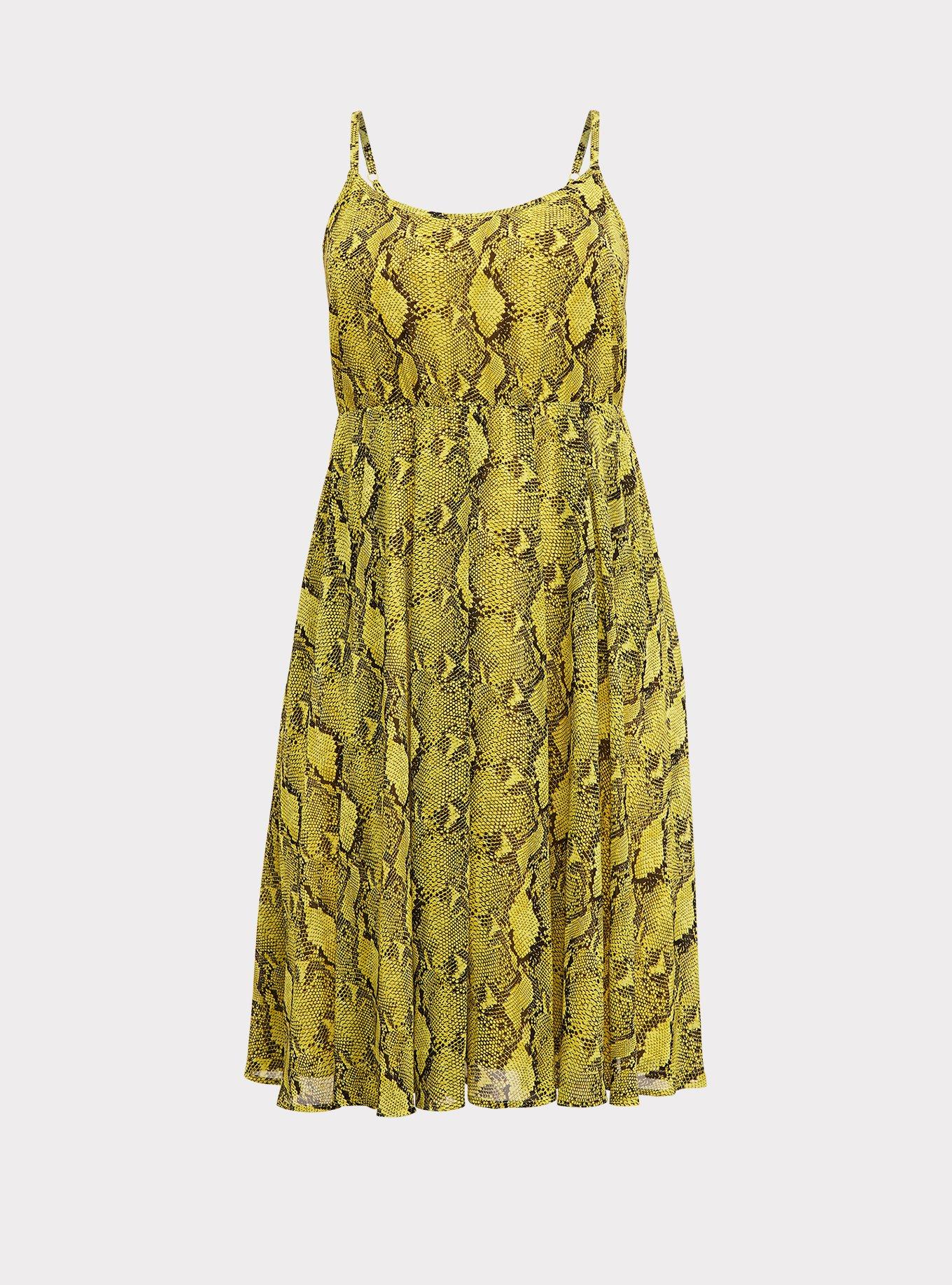 Plus Size - Midi Chiffon Pleated Dress - Torrid