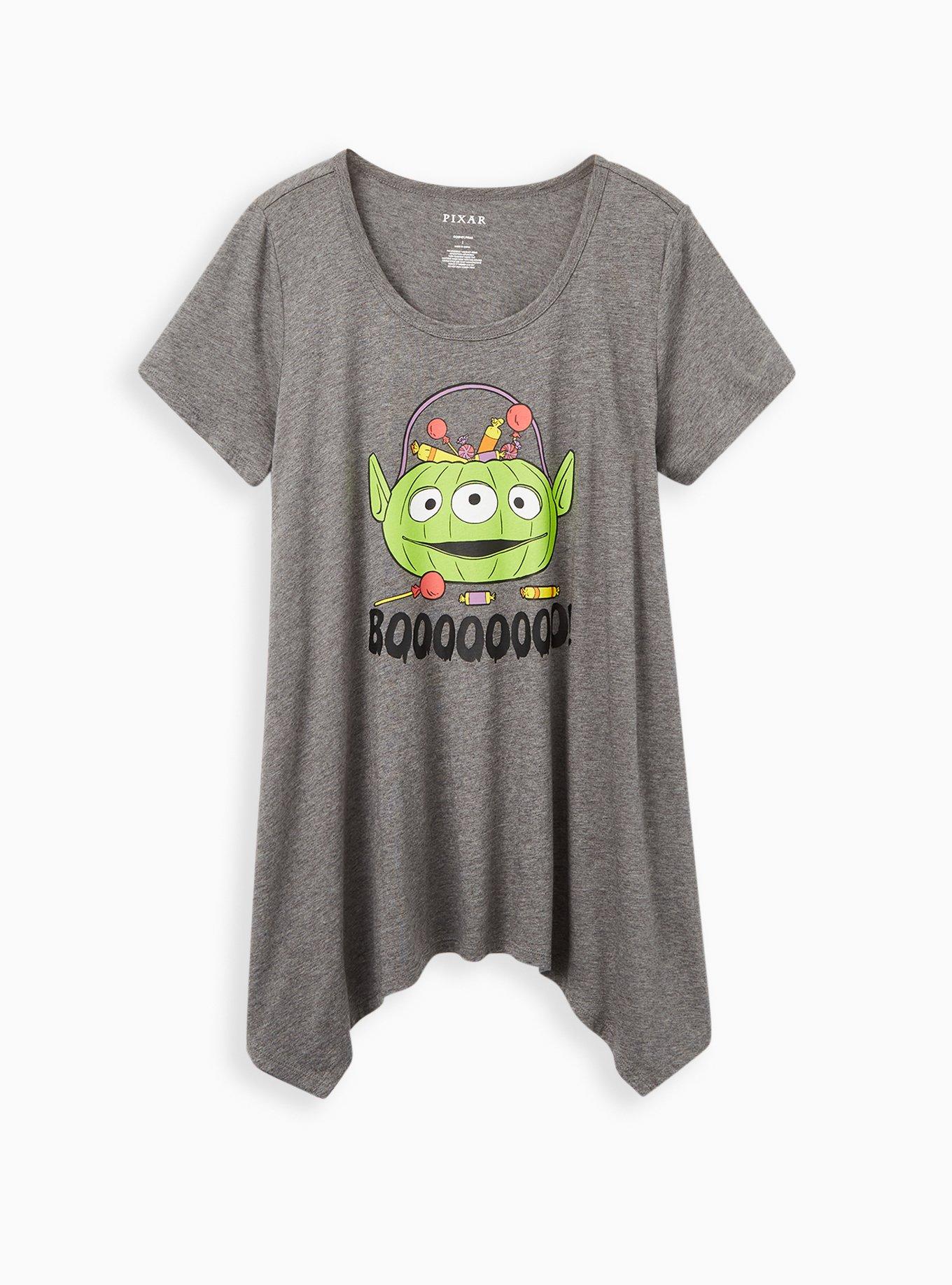 Disney Toy Story Alien Boo Handkerchief Top, MEDIUM HEATHER GREY, hi-res