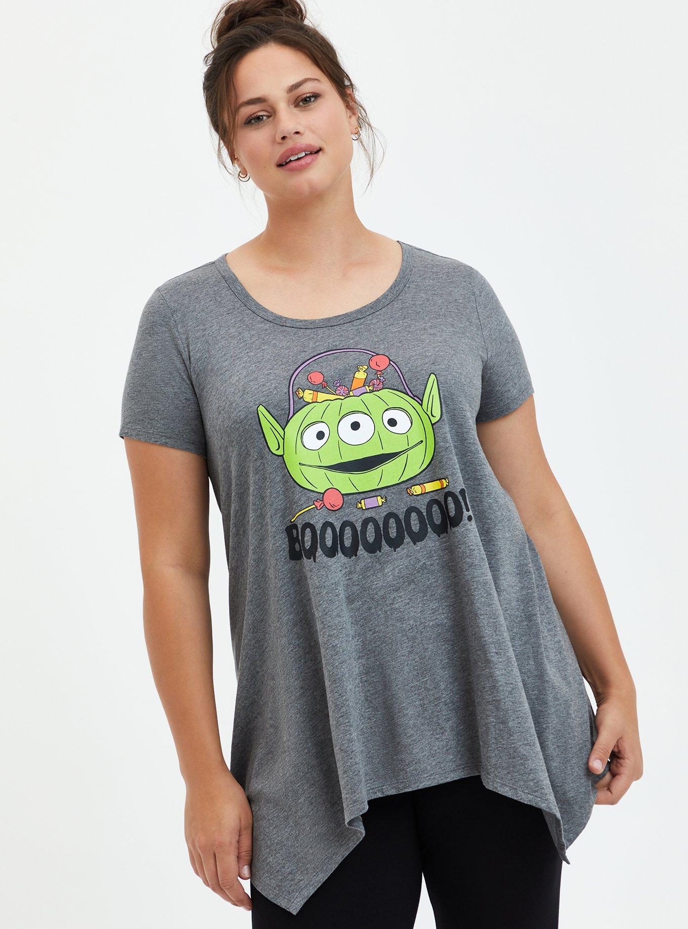 Disney Toy Story Alien Boo Handkerchief Top, MEDIUM HEATHER GREY, hi-res