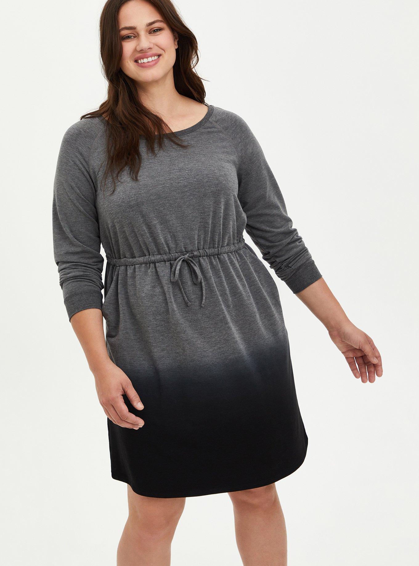 Torrid grey hot sale dress