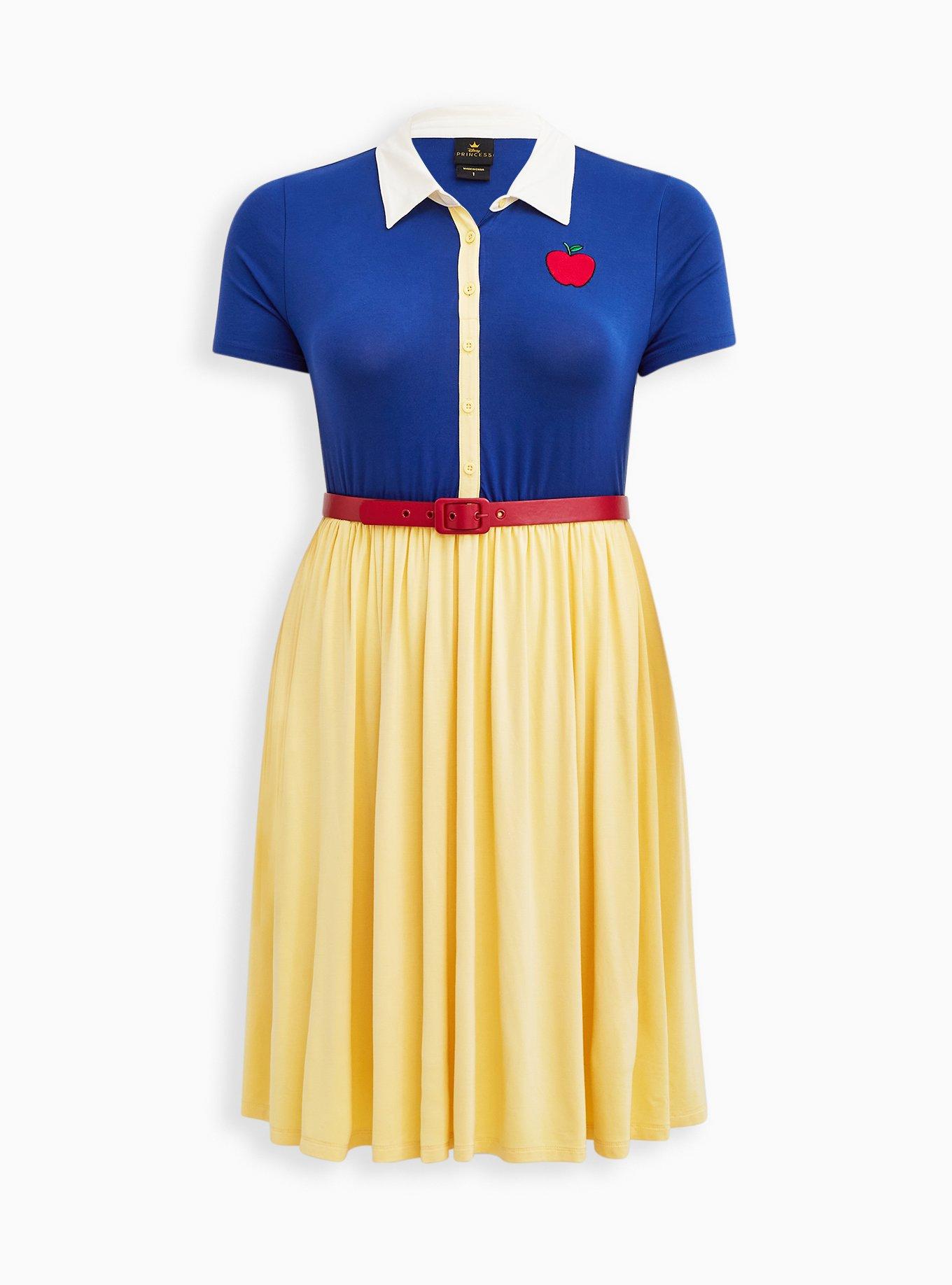 Plus Size - Disney Snow White Button Down Dress - Torrid