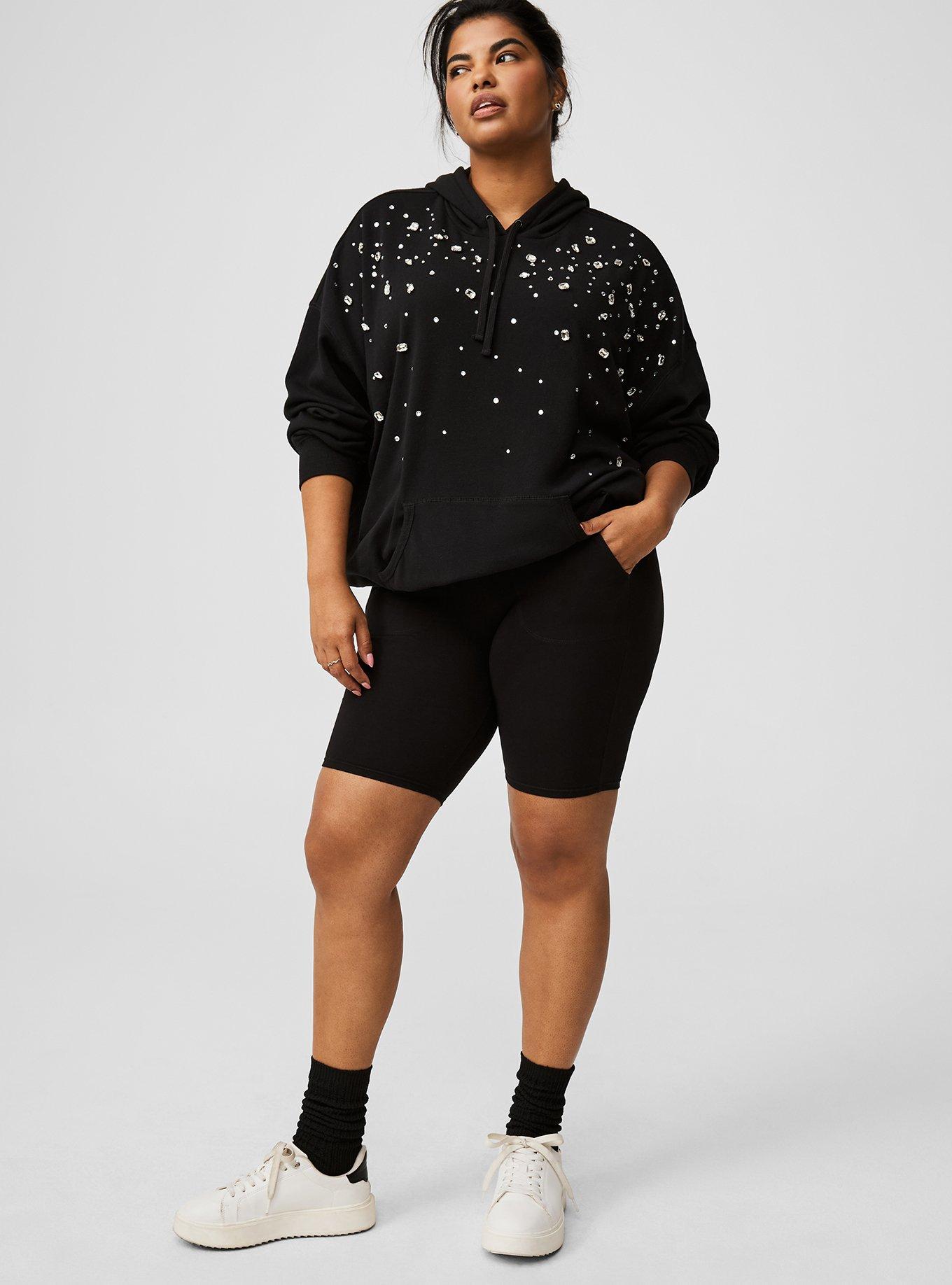 Plus Size - 9 Inch Signature Waist Pocket Bike Short - Torrid