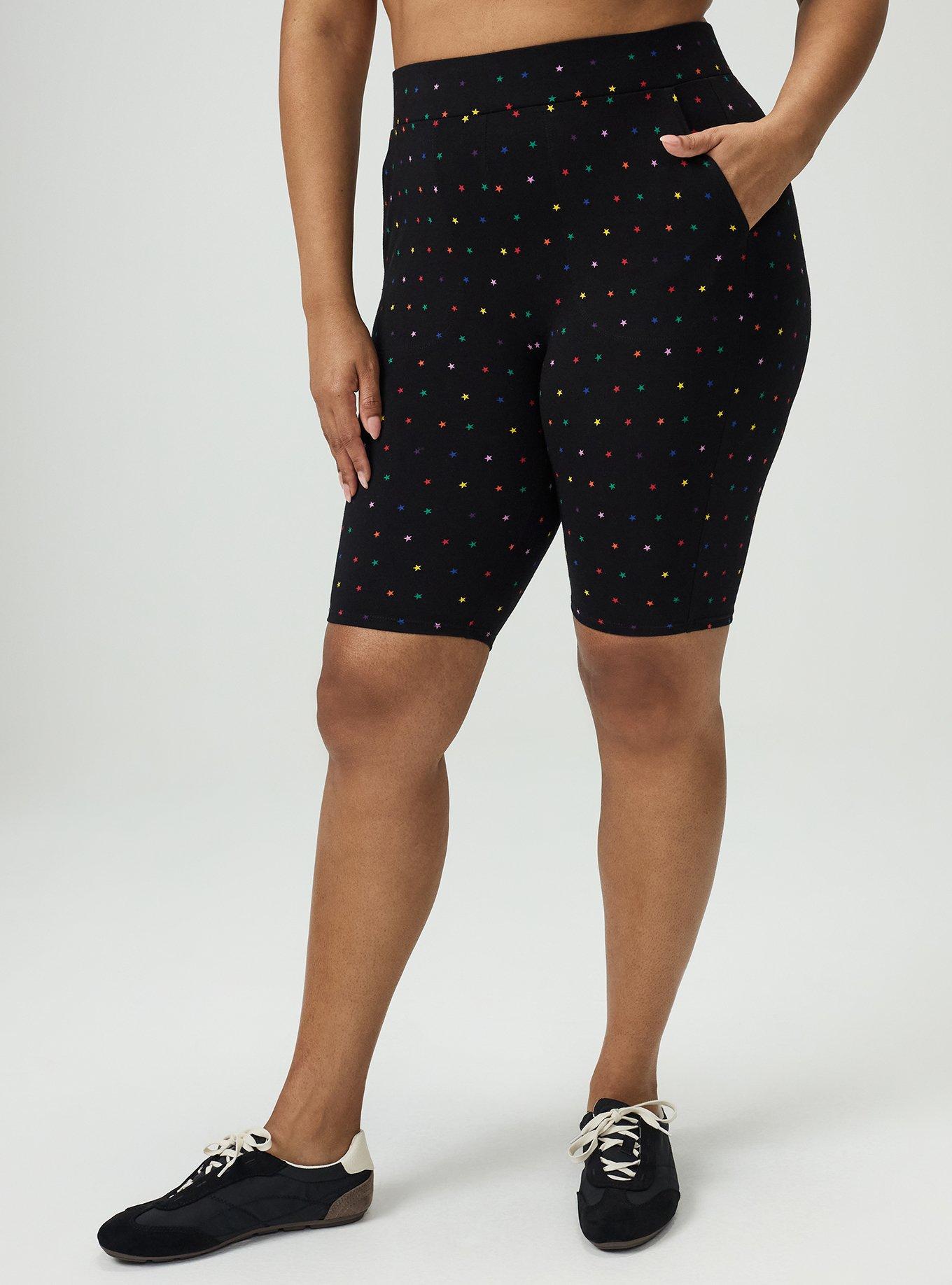 9'' Pocket Bike Short, BRANDY STARS BLACK, alternate