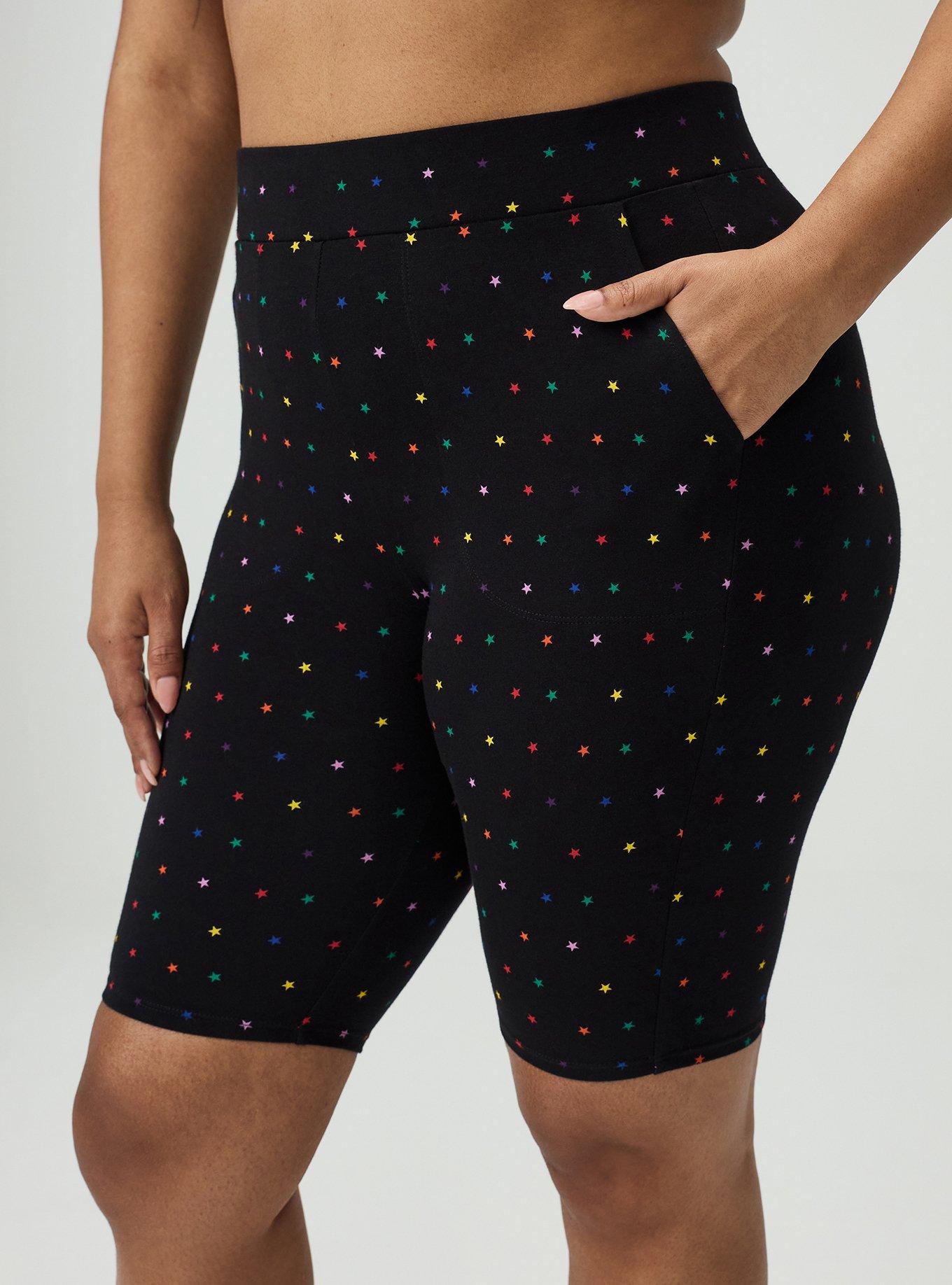 9'' Pocket Bike Short, BRANDY STARS BLACK, alternate