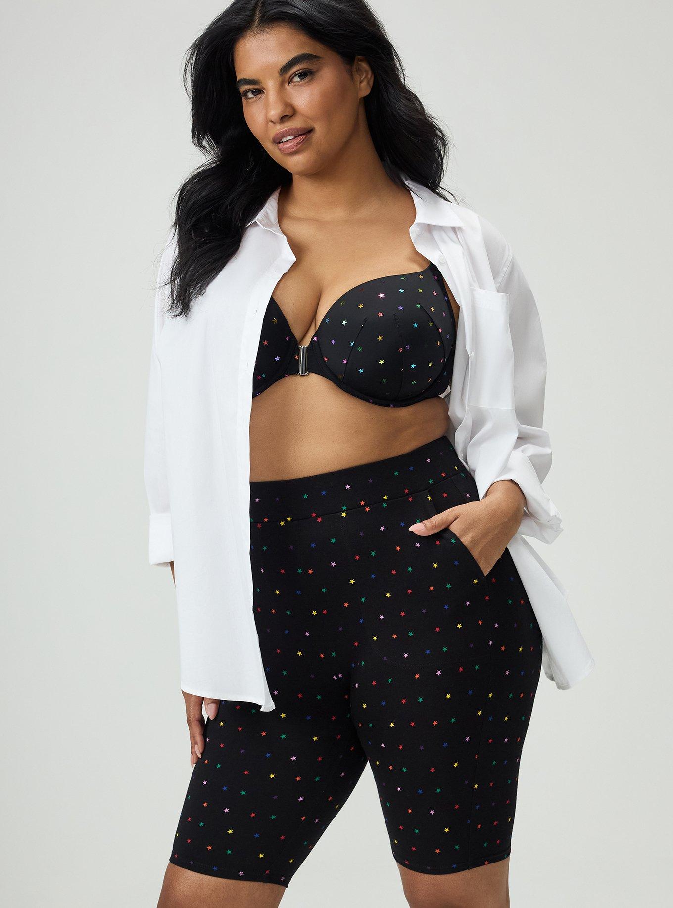 9'' Pocket Bike Short, BRANDY STARS BLACK, alternate