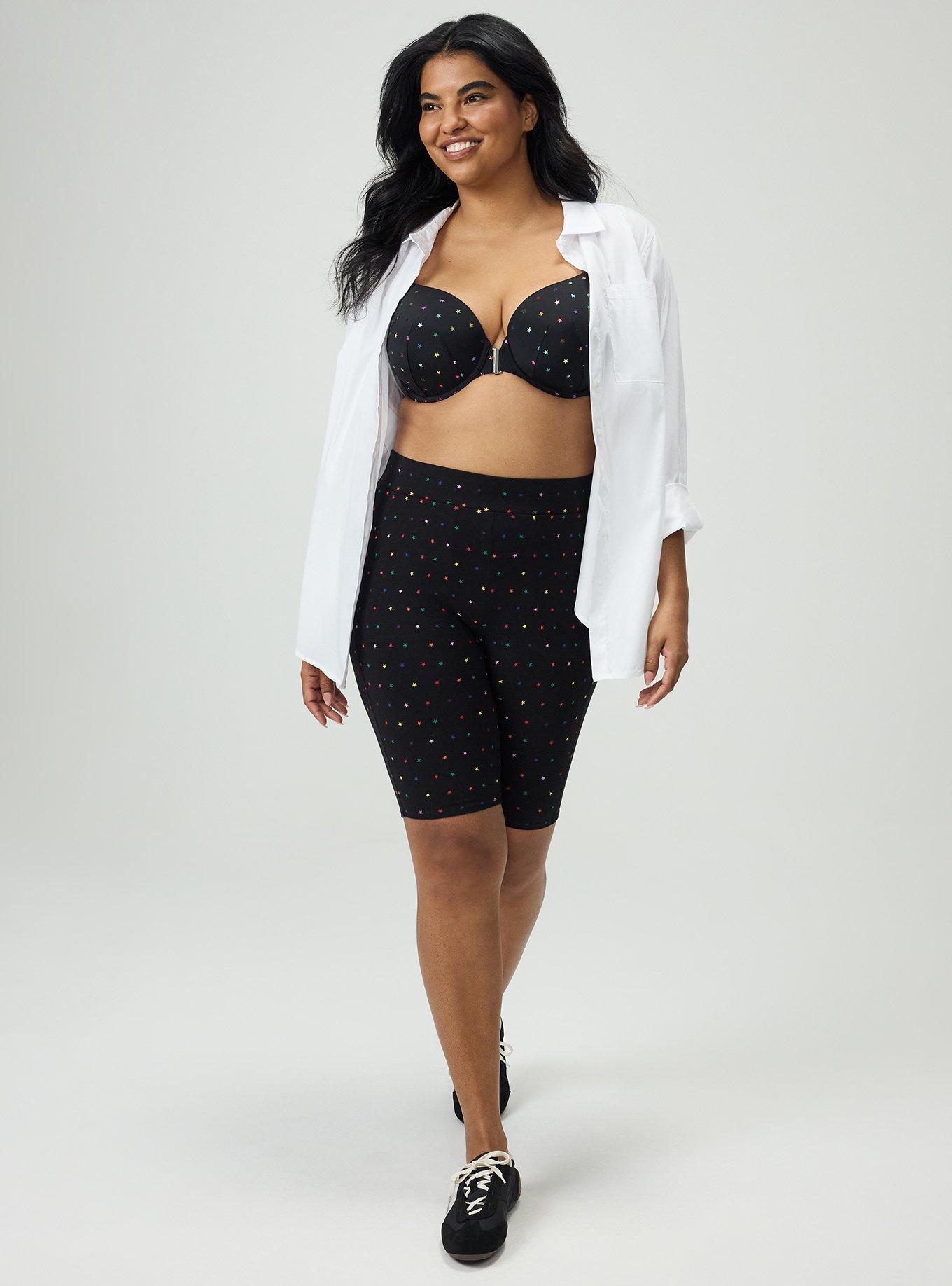 9'' Pocket Bike Short, BRANDY STARS BLACK, hi-res