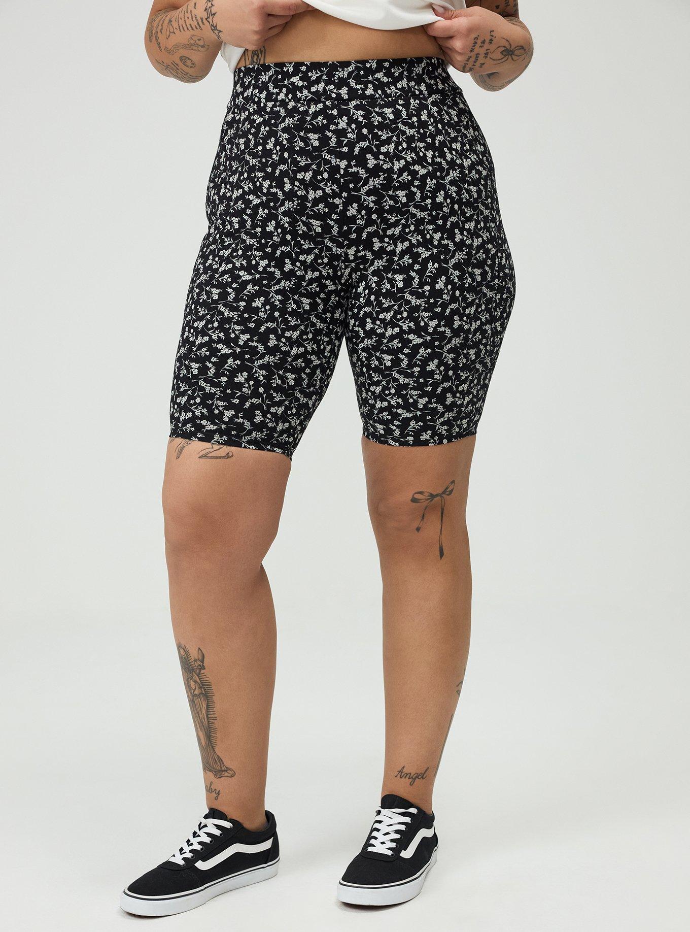 9'' Pocket Bike Short, NELLY FLORAL BLACK, alternate