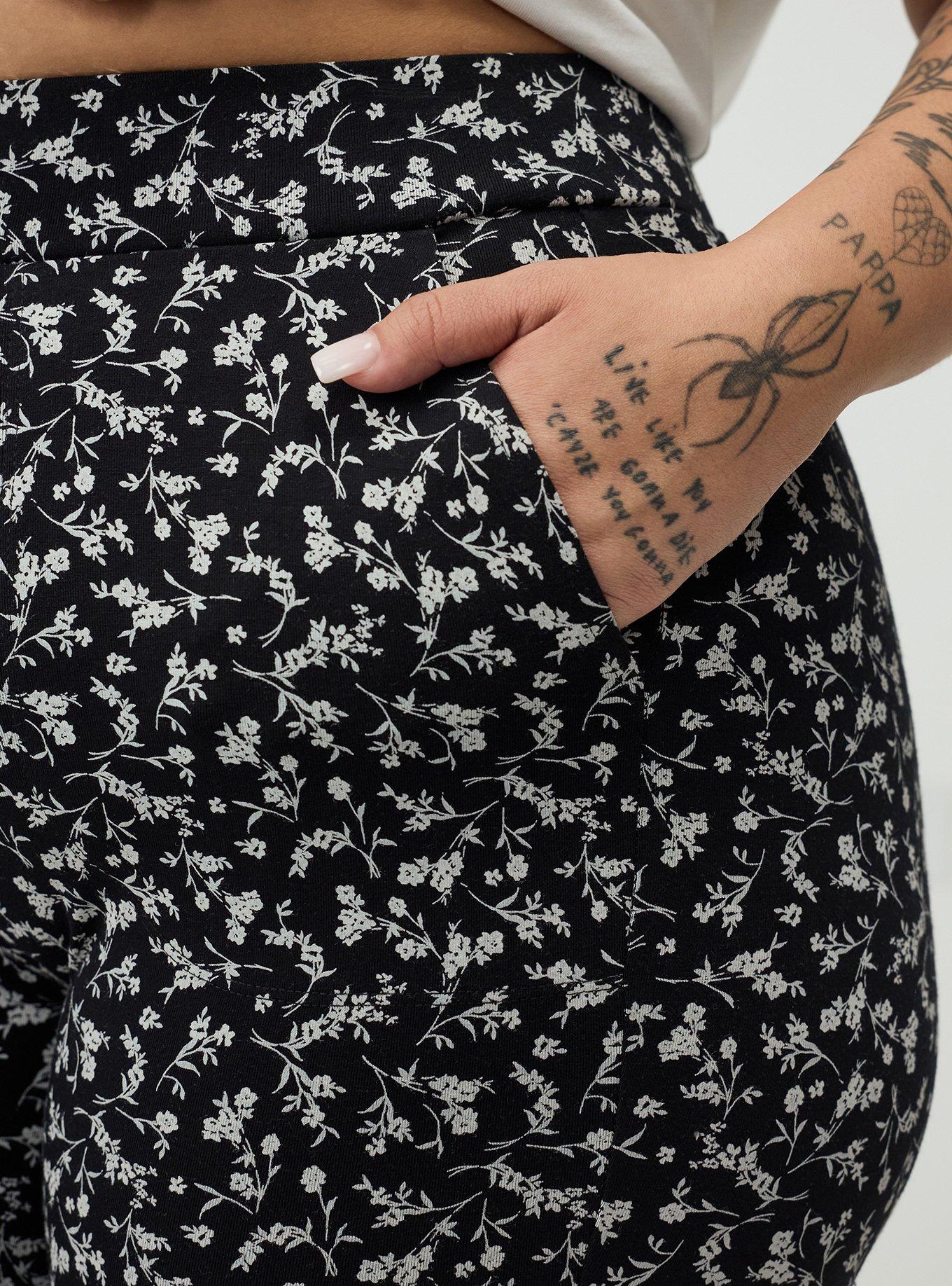 9'' Pocket Bike Short, NELLY FLORAL BLACK, alternate