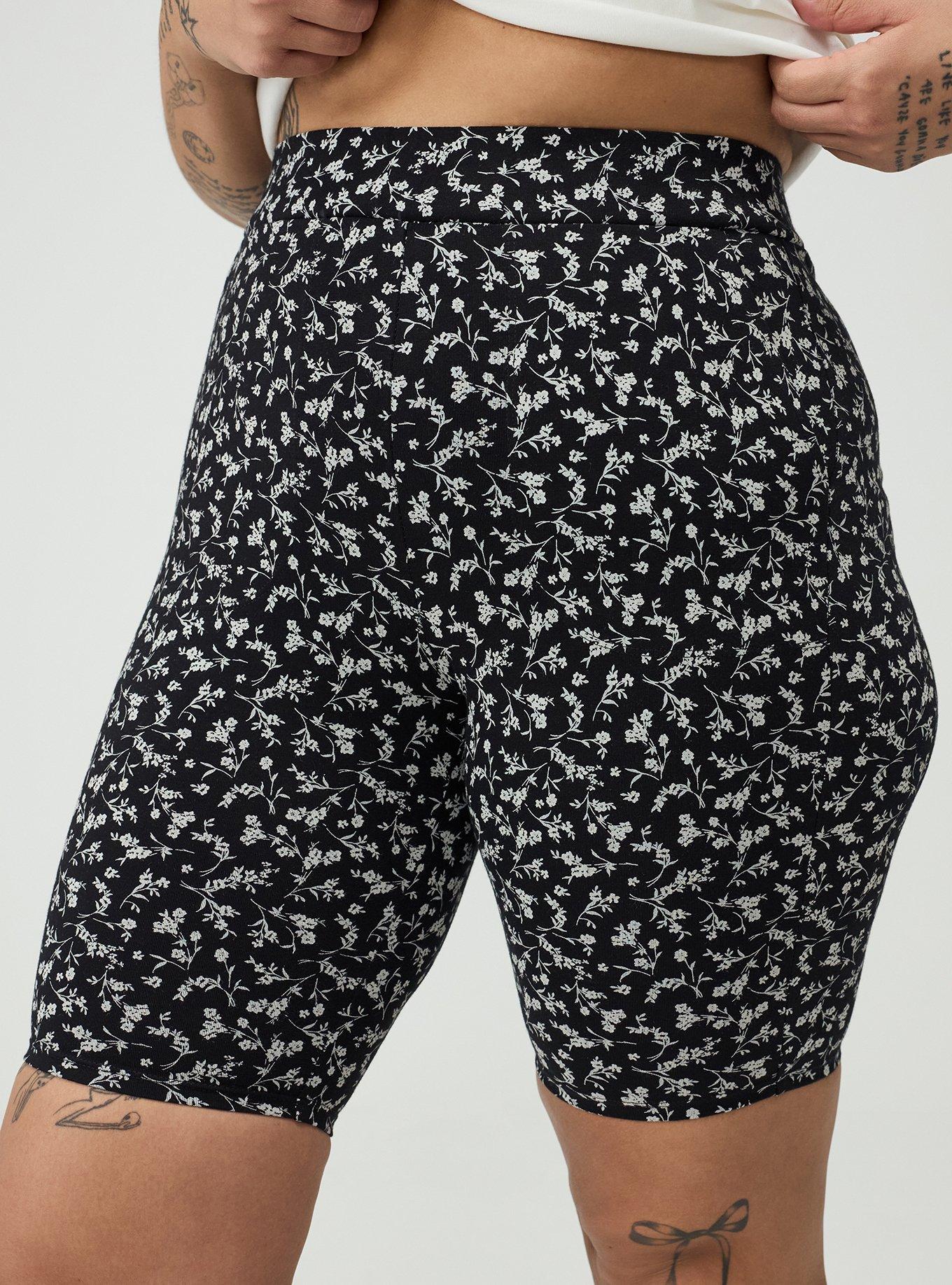 9'' Pocket Bike Short, NELLY FLORAL BLACK, alternate