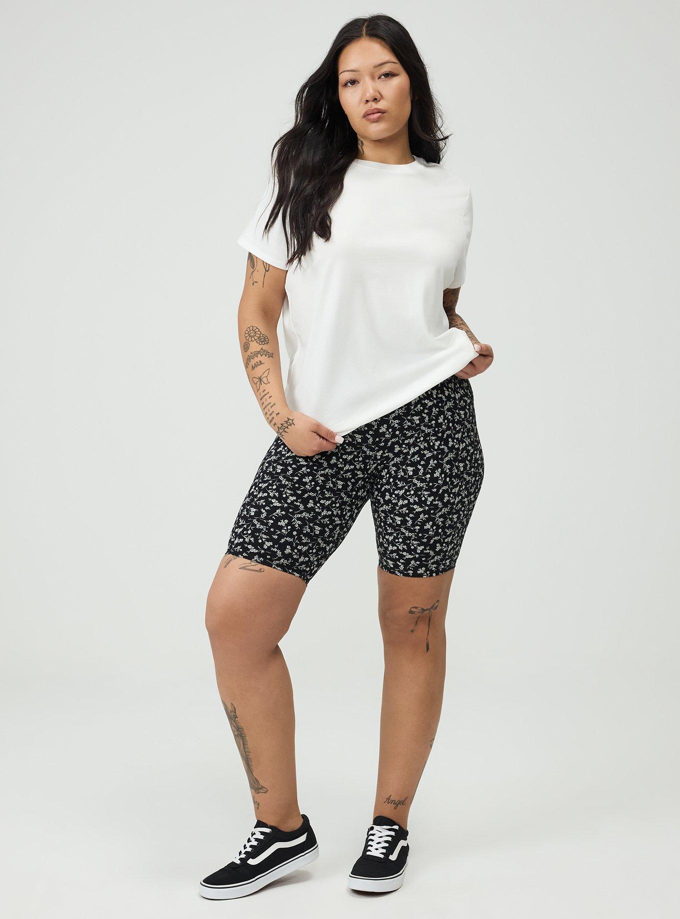 9'' Pocket Bike Short, NELLY FLORAL BLACK, hi-res