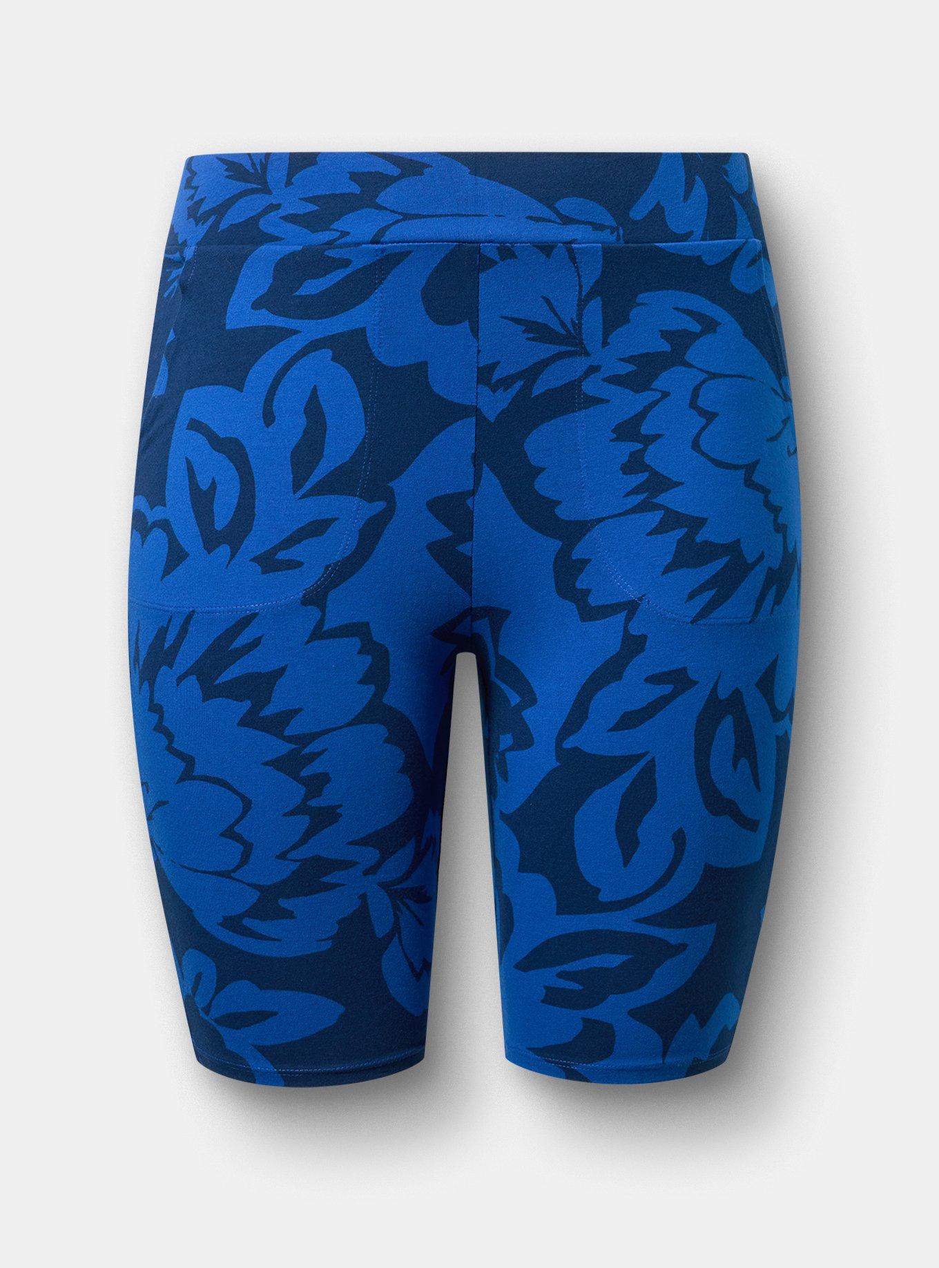 9'' Pocket Bike Short, LUCY FLORAL BLUE, hi-res