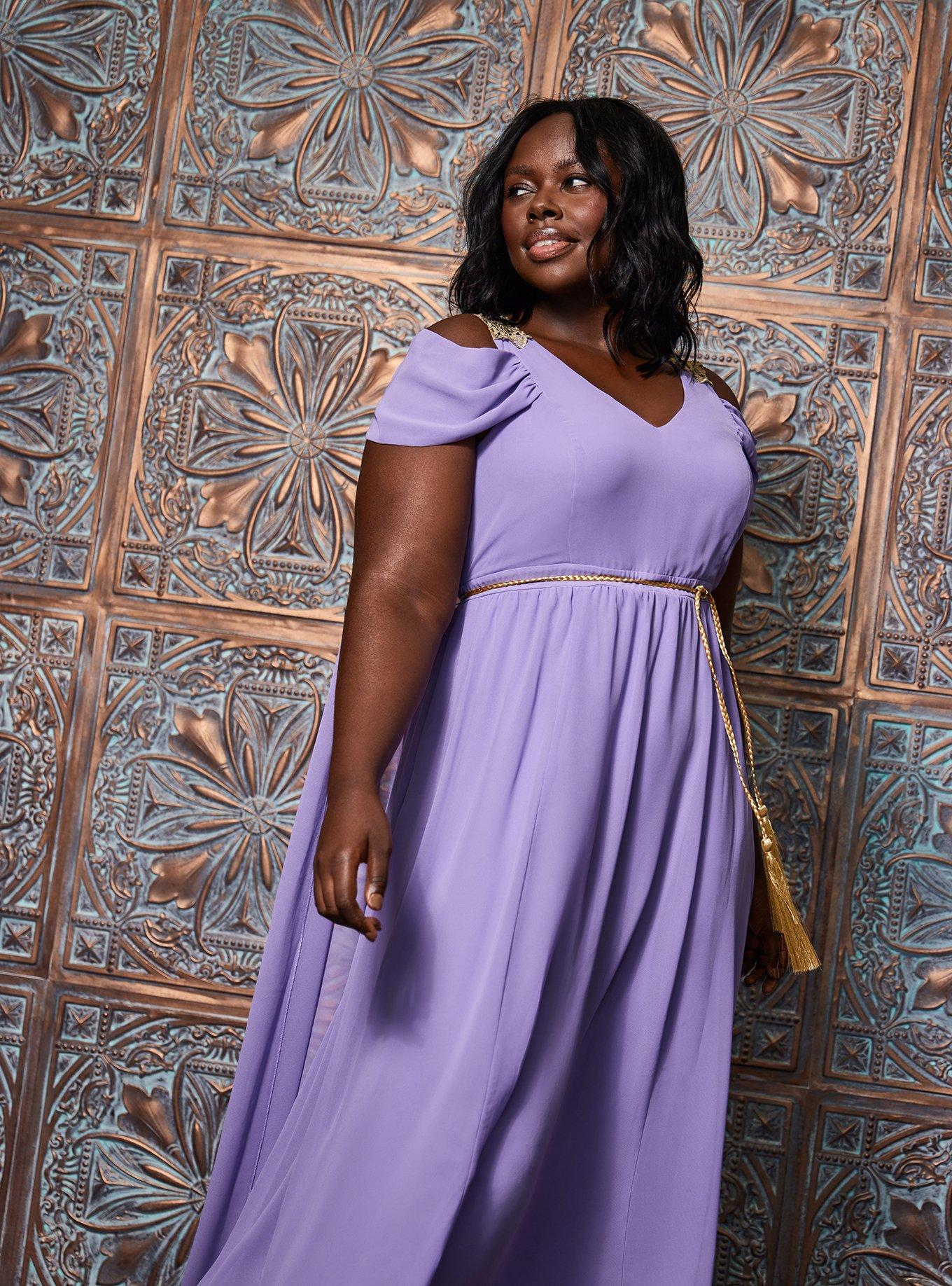 Plus size outlet goddess maxi dress