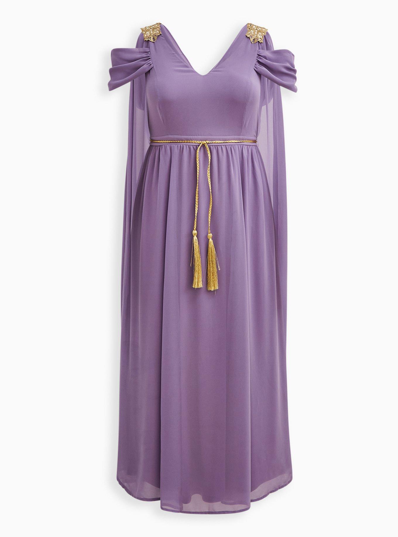 princess polly baby blue dress Plus Size - Goddess Queen Caped Costume