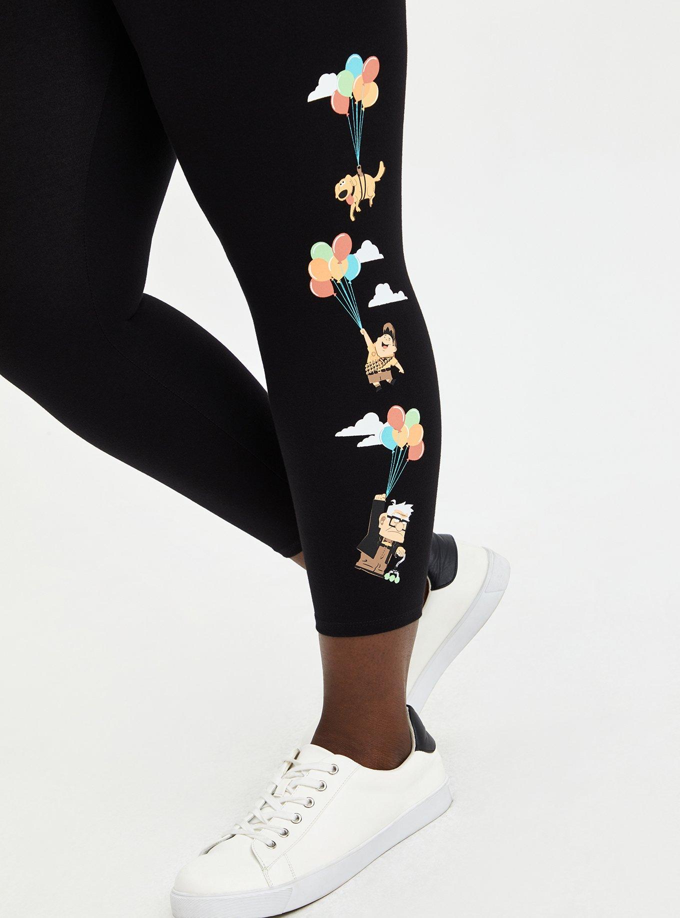 Disney Pixar Up Crop Legging, DEEP BLACK, alternate