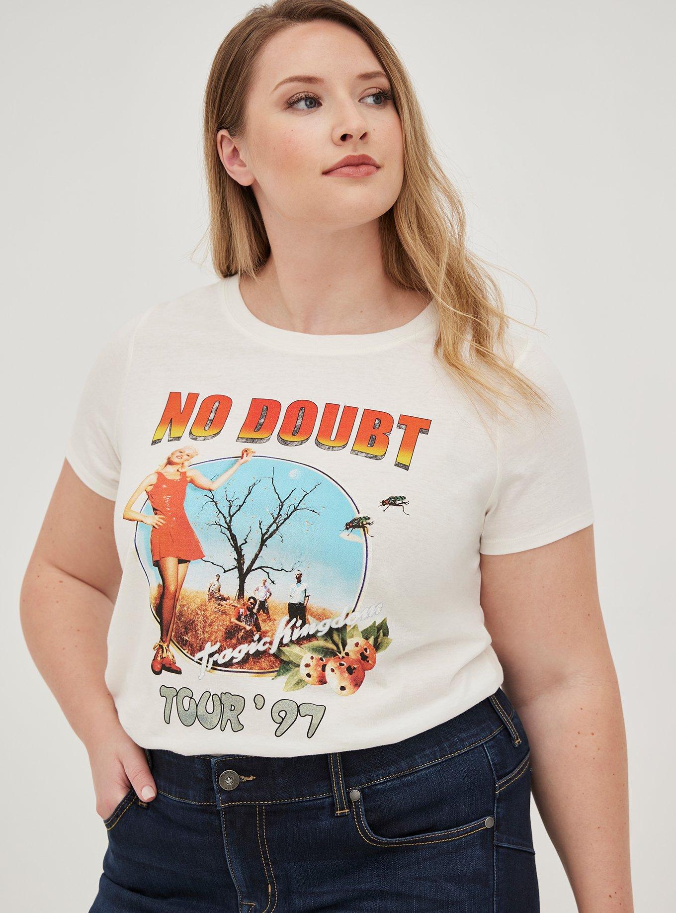 Plus Size - Classic Fit Crew Tee - No Doubt White - Torrid