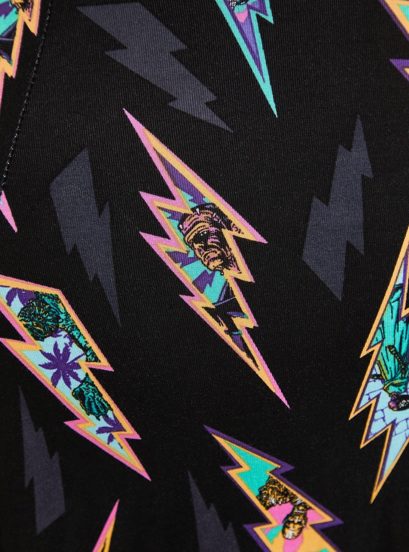 Plus Size Universal Monsters Handkerchief Dress - Super Soft Black, MULTI, alternate