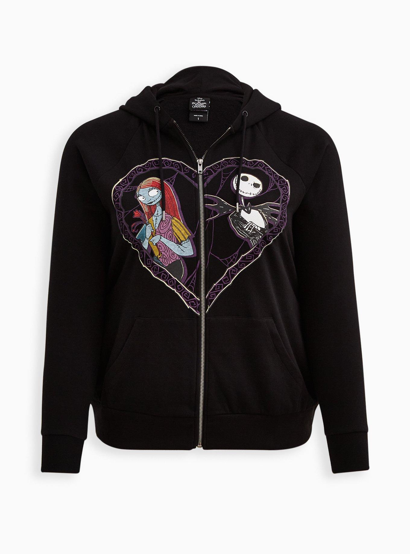 Nightmare before christmas zip up outlet hoodie