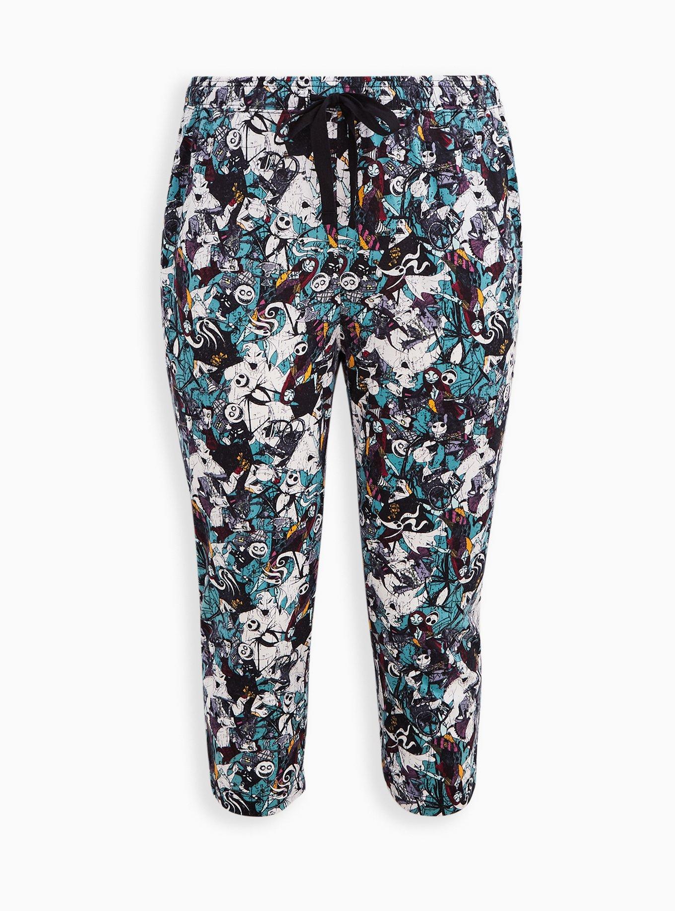 Plus Size Sleep Crop Pant Disney The Nightmare Before