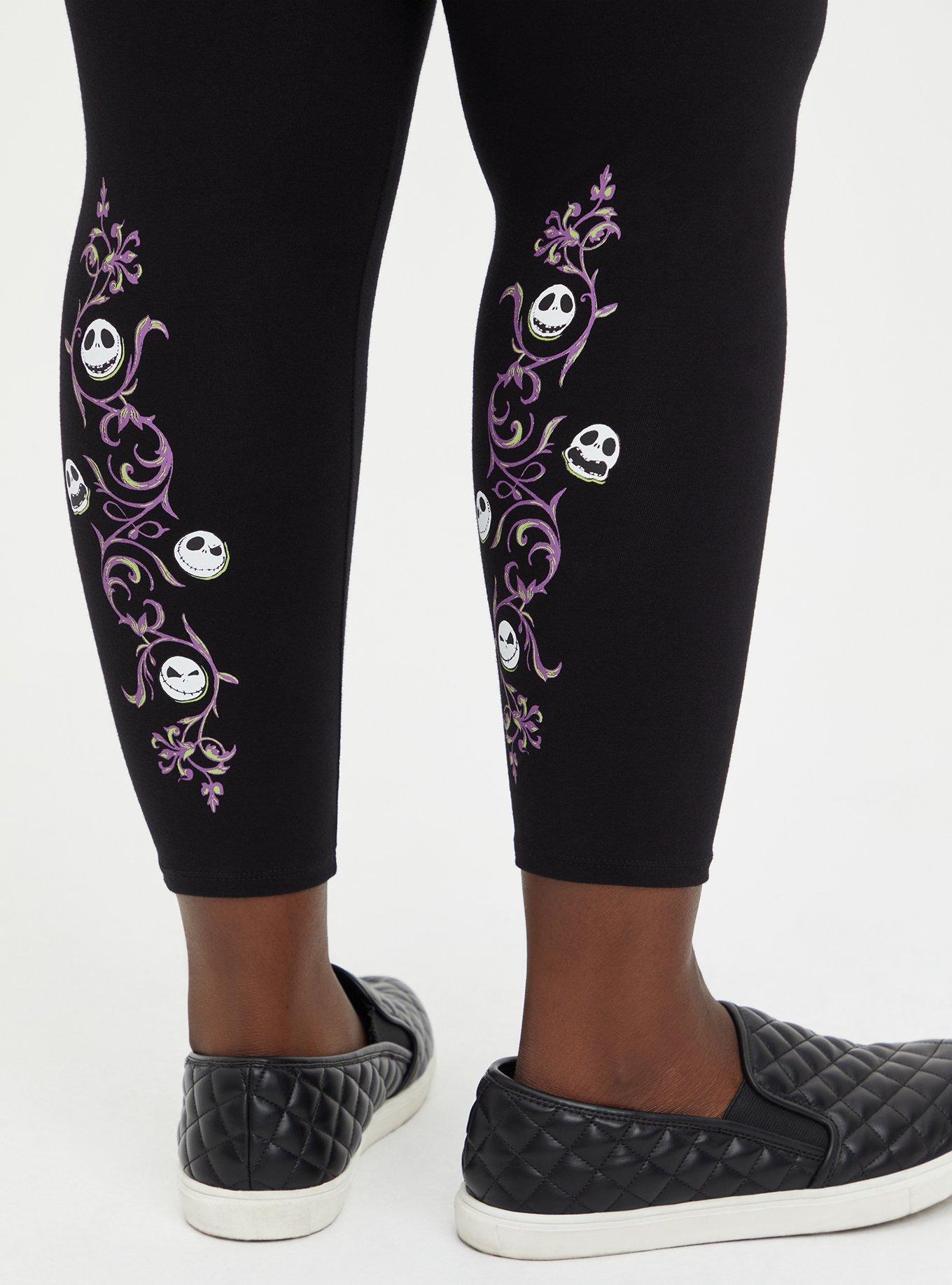 Plus Size - Crop Legging - Disney The Nightmare Before Christmas