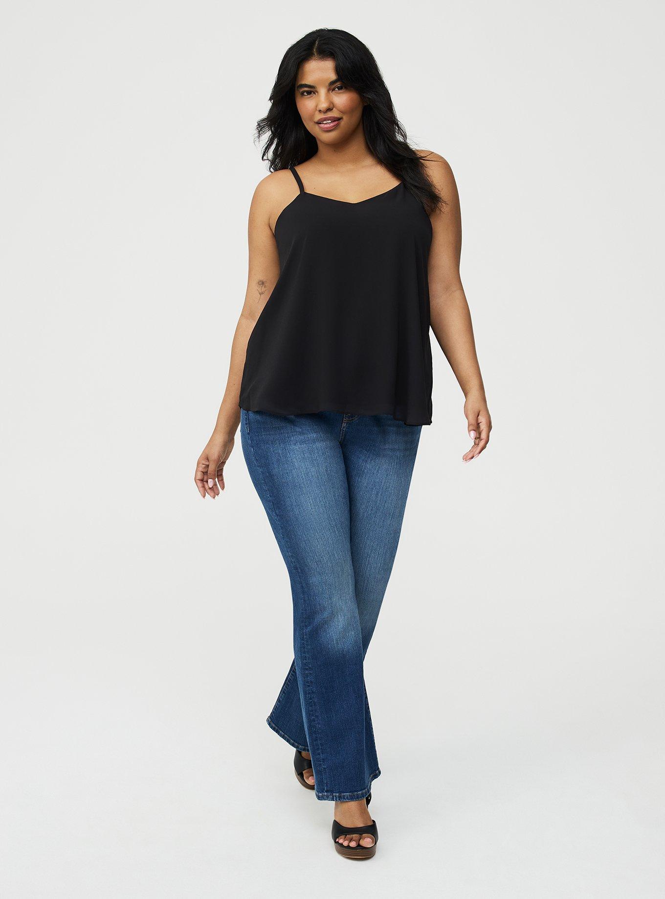 Sophie Chiffon Swing Cami, DEEP BLACK, alternate