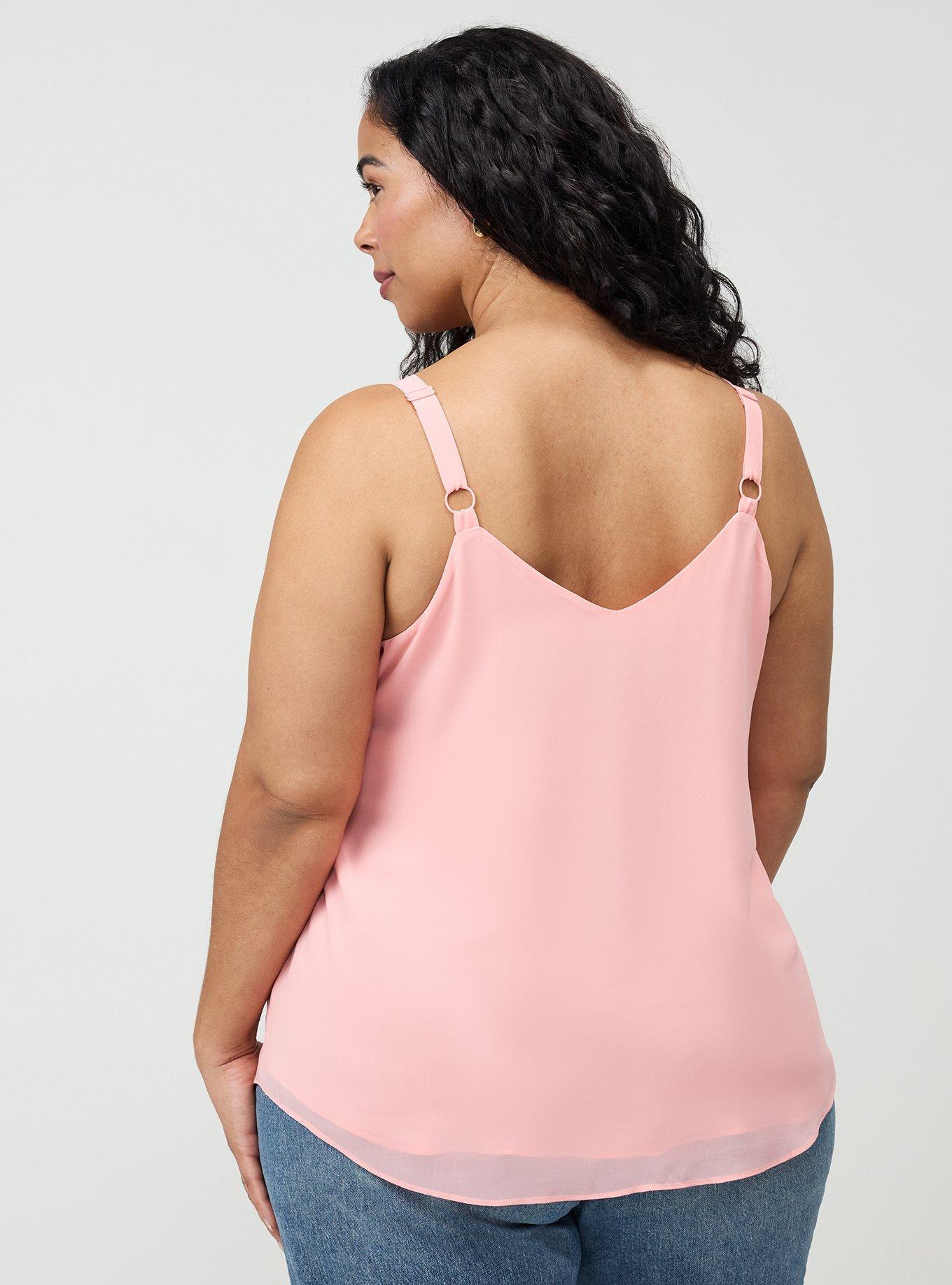 Sophie Chiffon Swing Cami, CORAL PINK, alternate