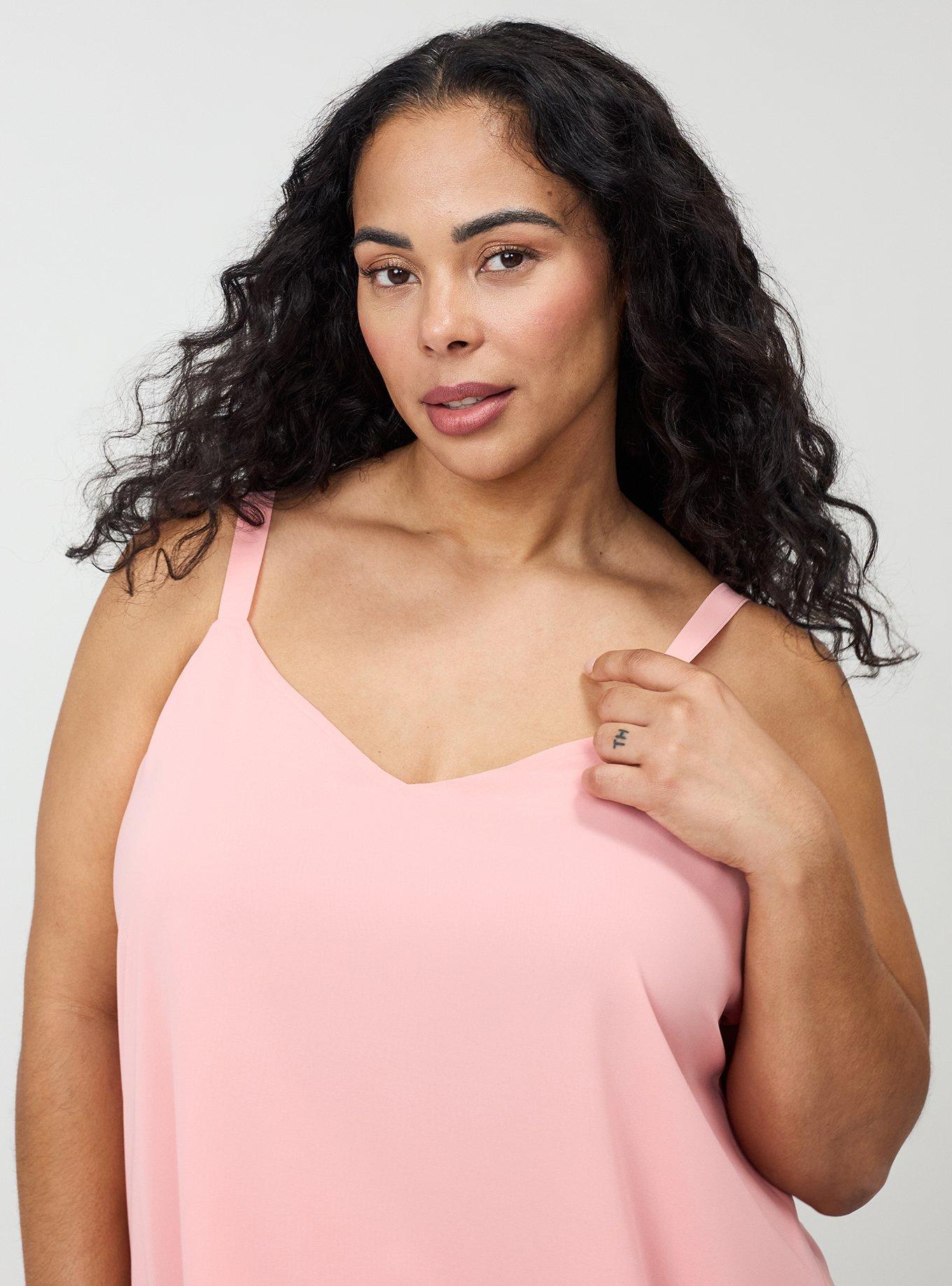 Sophie Chiffon Swing Cami, CORAL PINK, alternate